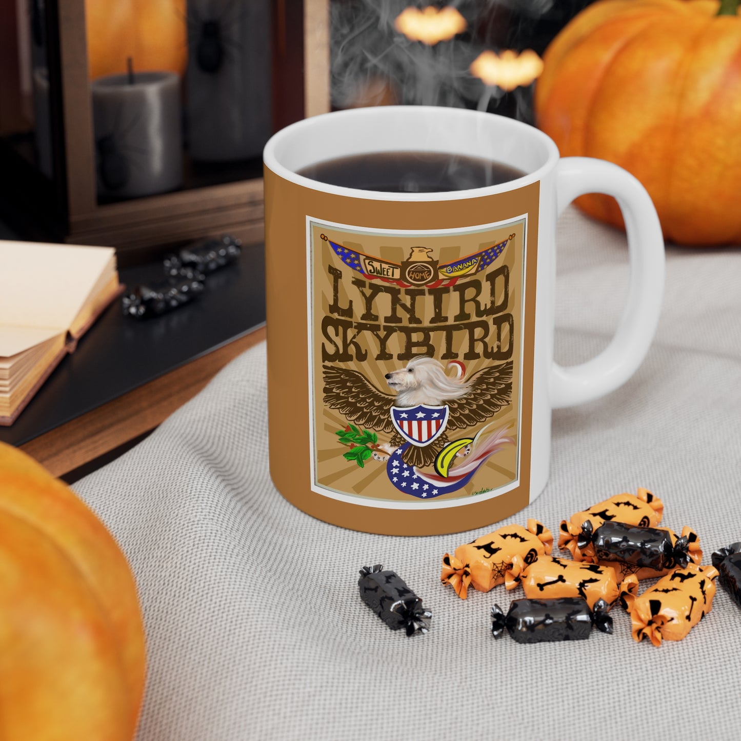 Sir Brennan Lynird Skybird - inspired by - Lynyrd Skynyrd - free bird - Ceramic Coffee Mug - Lynyrd Skynyrd - Skynyrd gifts - funny mugs