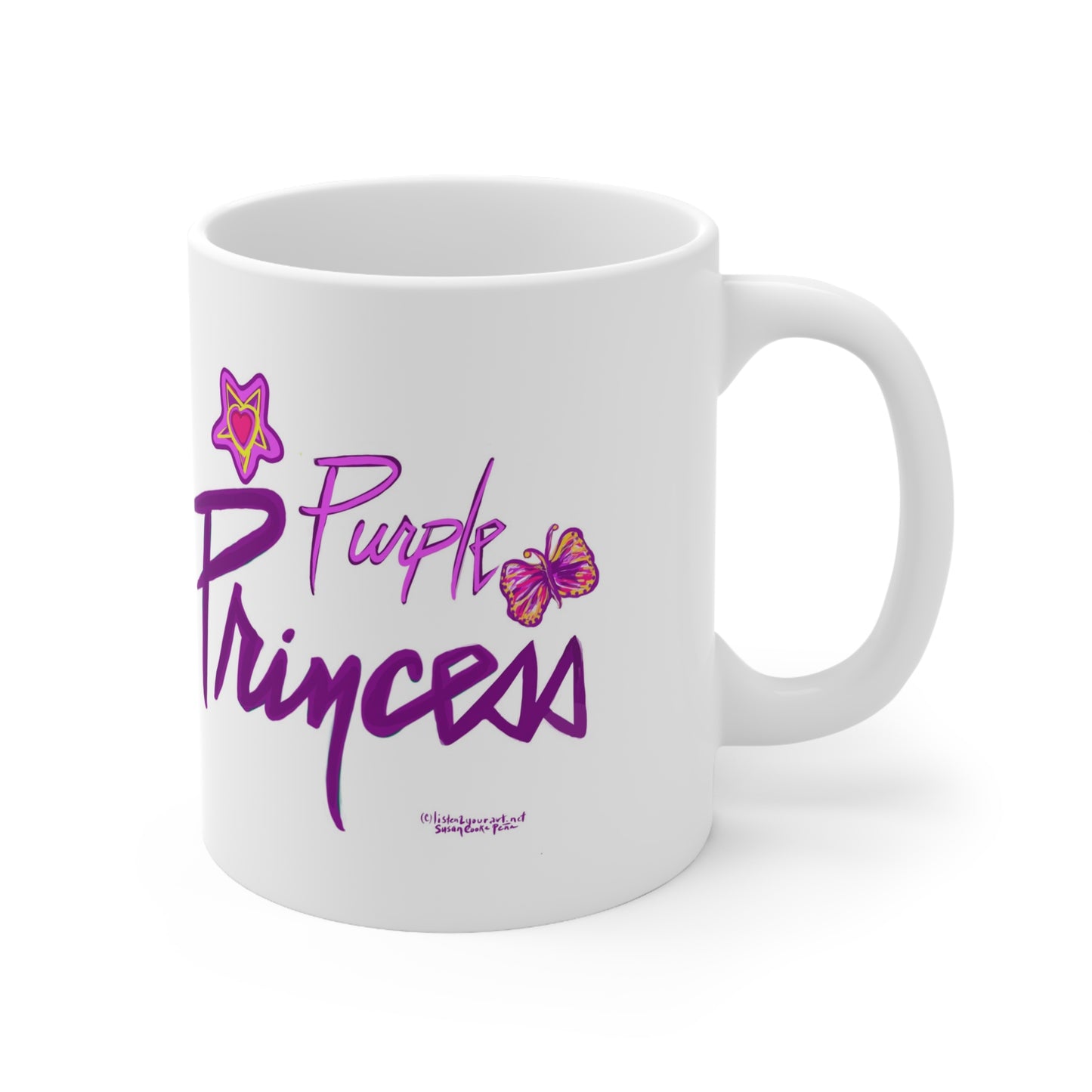 Original Art Purple Prince - coffee mug - Prince - Purple Rain - Prince mugs - Purple Rain Movie - Prince fans - Prince gifts