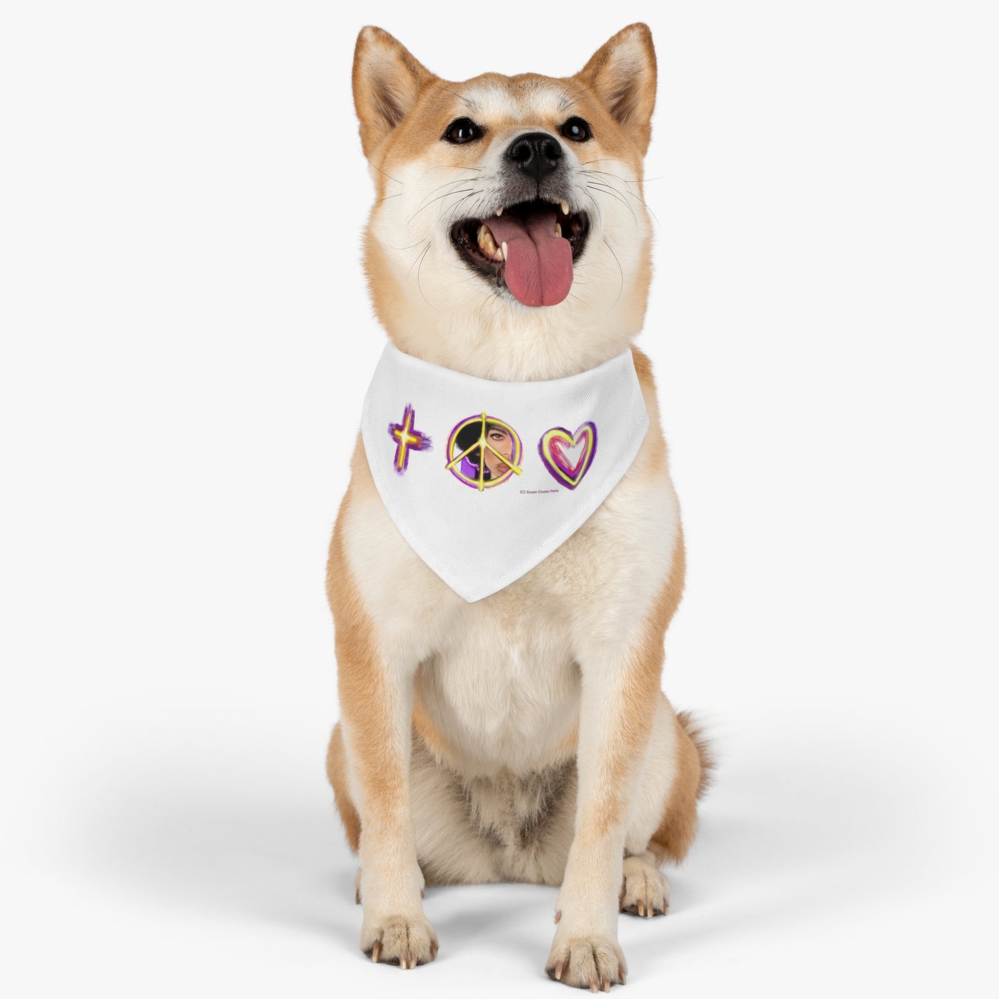 Prince inspired sign of the times bandana - Rock and Roll - Pet - Dog - Cat - Bandana Collar - Dog bandanas - Cat Bandanas - bandanas - prince - purple rain - prince ban