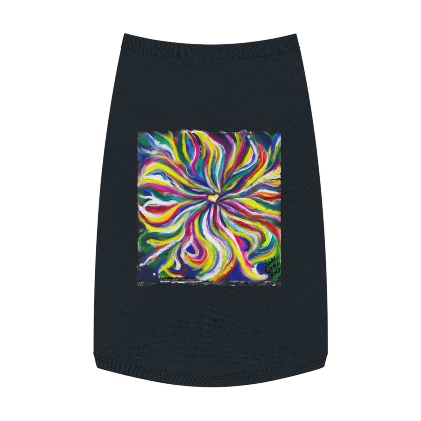 Artsy Dog t-shirt - Art palette - artist - pet shirt - pet t-shirt - dog t-shirt - cat t-shirt - pet tee - dog clothes