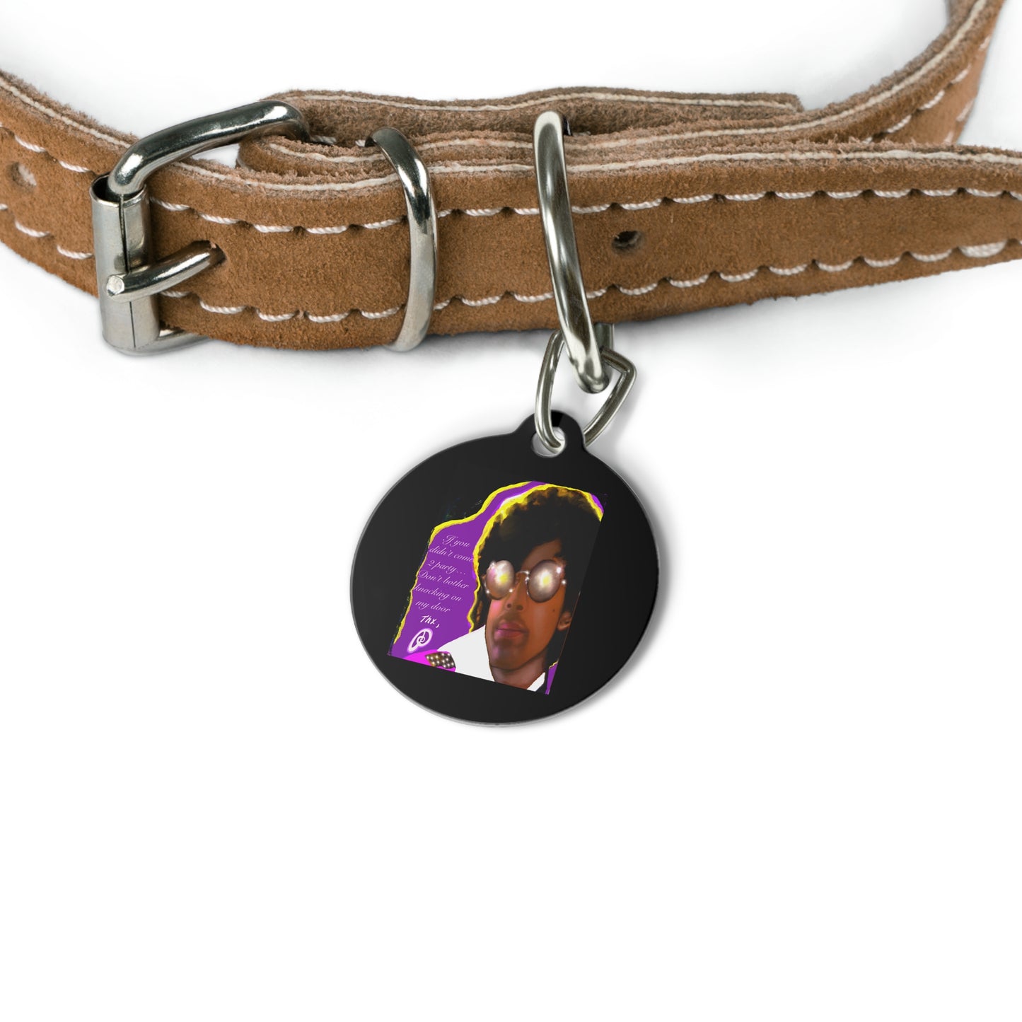Prince-inspired Metal - Pet Tag - Pet charm - Pet gift - dog charm - cat charm - cat tag - dog jewelry - cat jewelry - prince - prince jewelry - prince pet