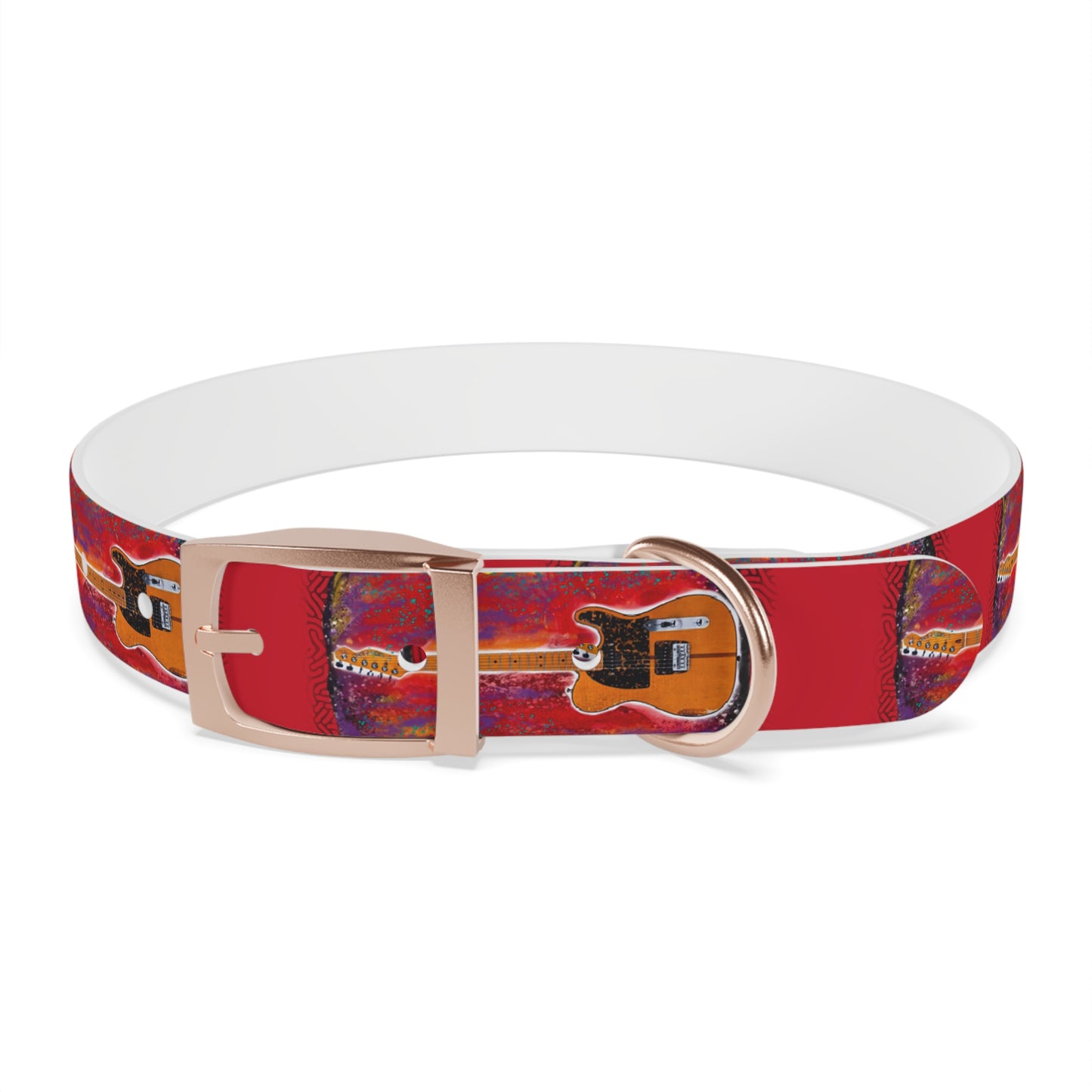 Prince - Guitar - Dog Collar - Prince dog collar - guitar dog collar - custom dog - gifts - guitar gift - guitar themed - rock n roll