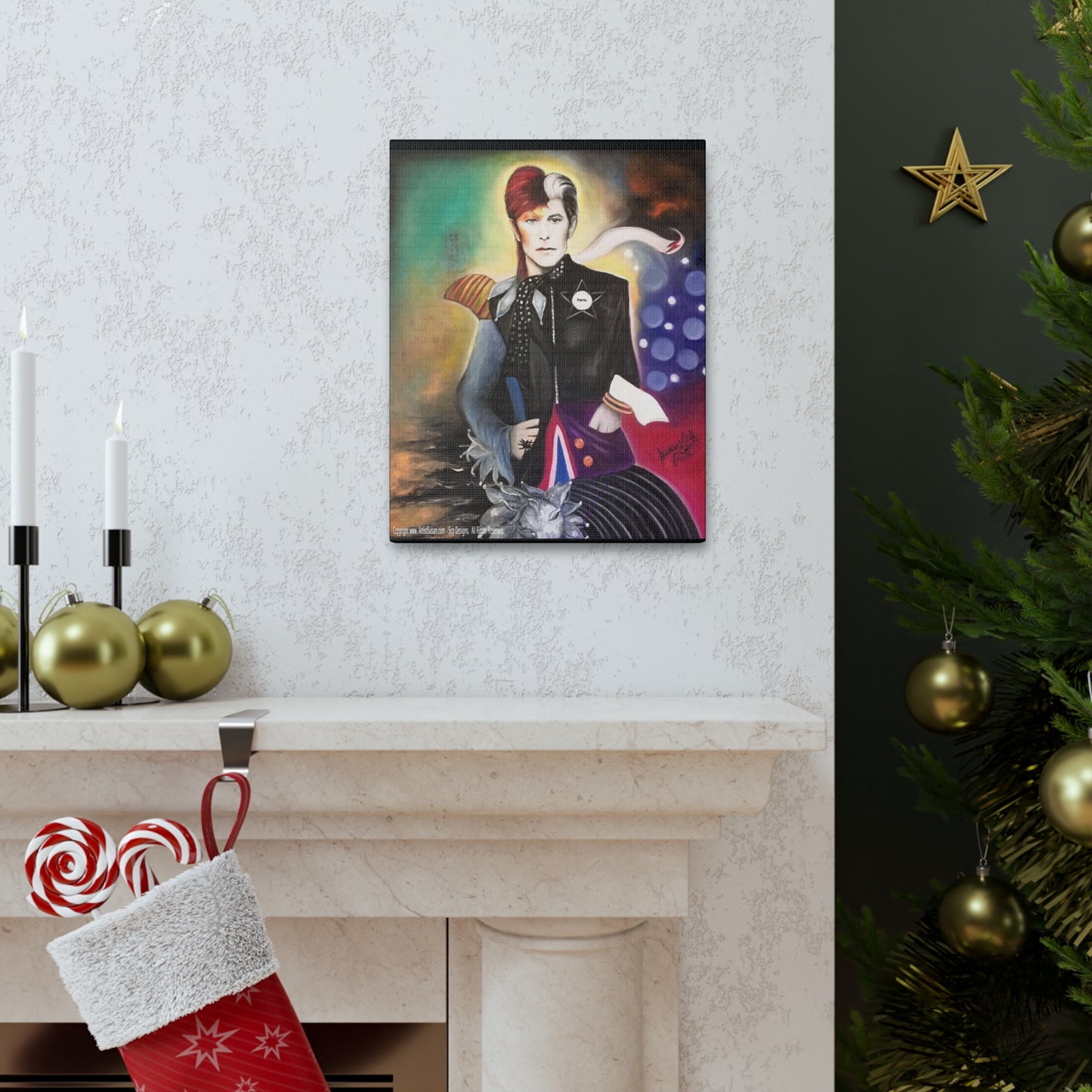 Bowie Art by SCP - Bowie wall art - David Bowie