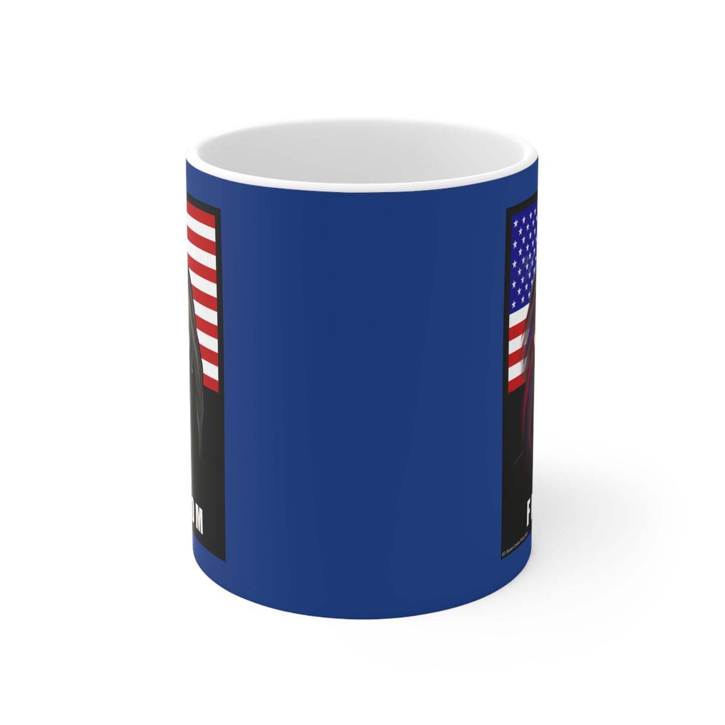 Freedom - Lincoln - American Flag - Patriotic coffee mug - patriot coffee mug - patriotic mug - patriotic coffee mug