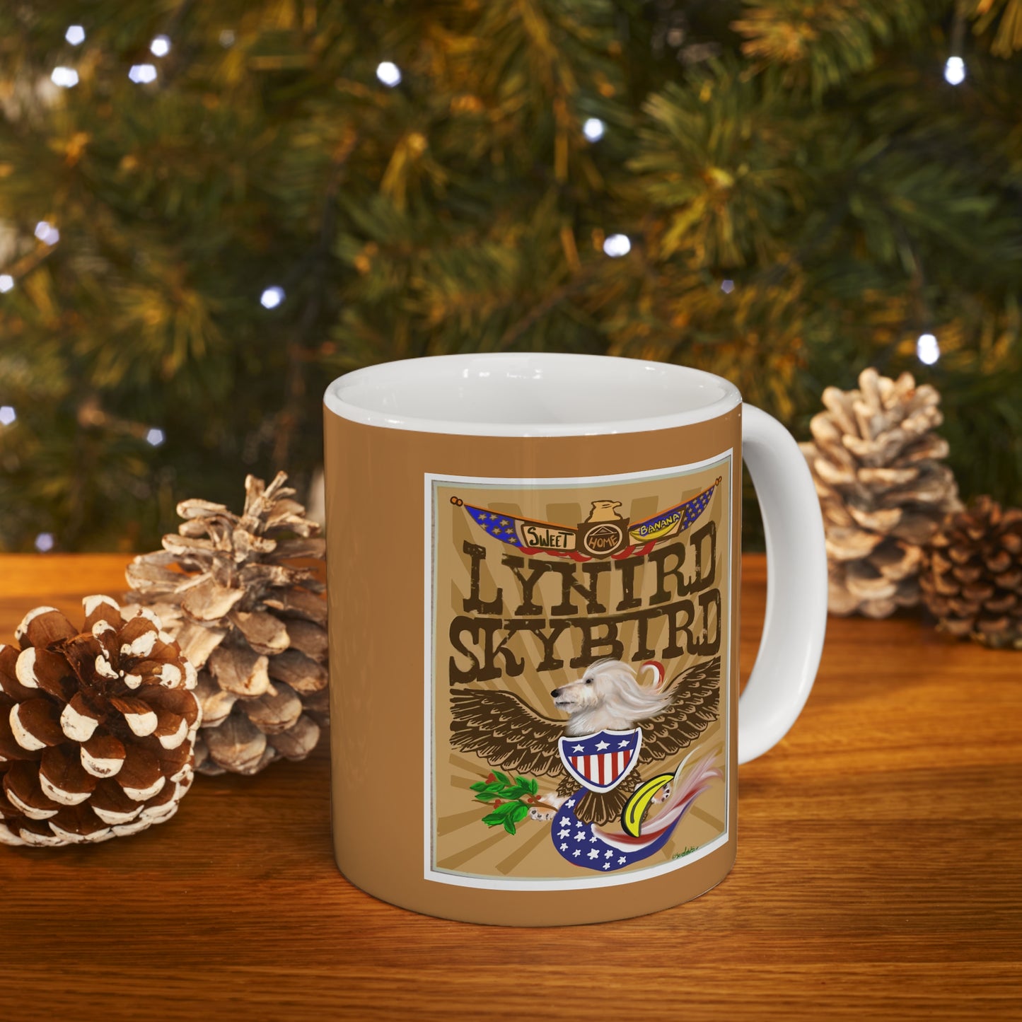 Sir Brennan Lynird Skybird - inspired by - Lynyrd Skynyrd - free bird - Ceramic Coffee Mug - Lynyrd Skynyrd - Skynyrd gifts - funny mugs