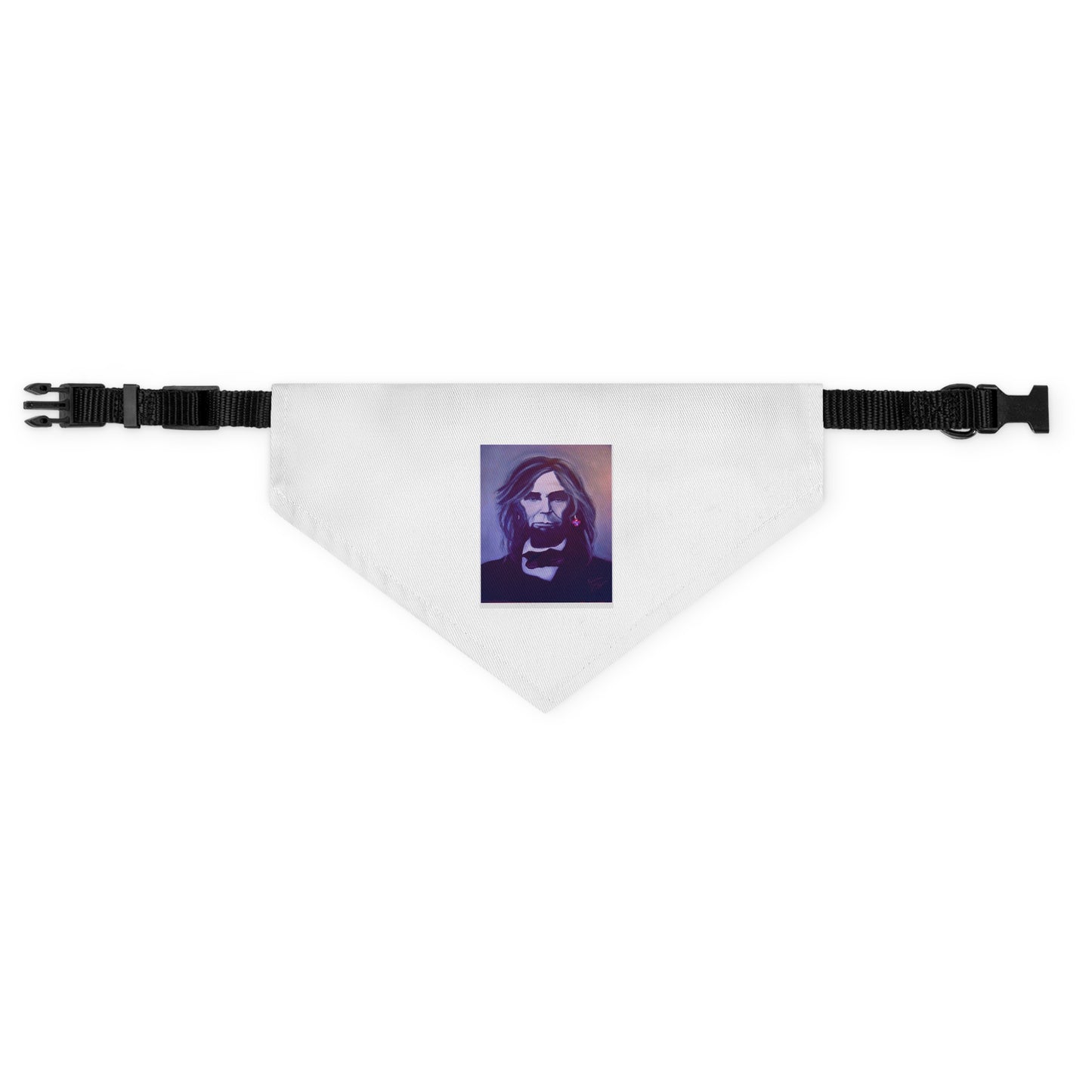 Rock and Roll Abe Lincoln - Pet - Dog - Cat - Bandana Collar - Dog bandanas - Cat Bandanas - bandanas - Abraham Lincoln