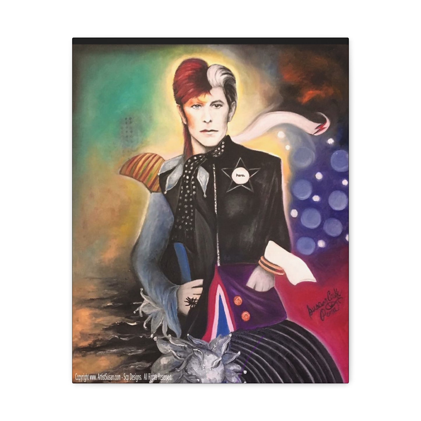 Bowie Art by SCP - Bowie wall art - David Bowie