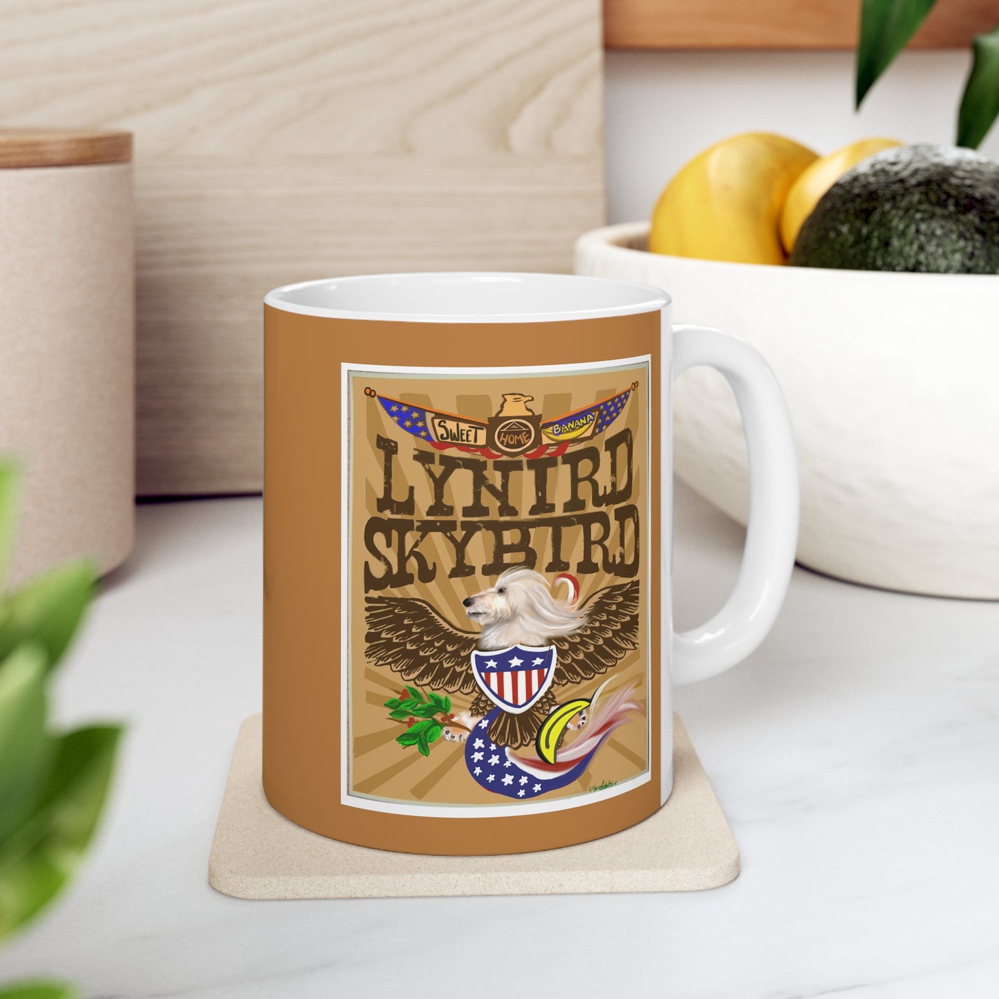 Sir Brennan Lynird Skybird - inspired by - Lynyrd Skynyrd - free bird - Ceramic Coffee Mug - Lynyrd Skynyrd - Skynyrd gifts - funny mugs