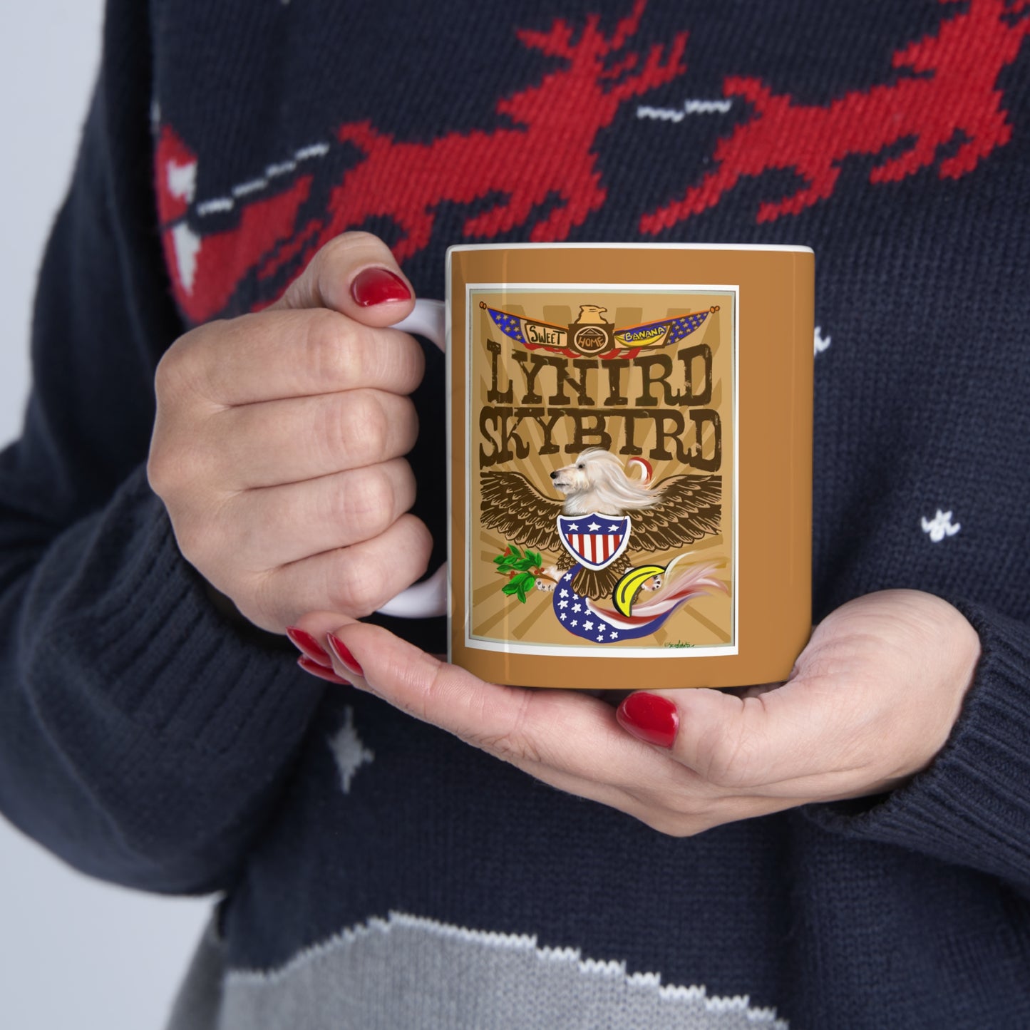 Sir Brennan Lynird Skybird - inspired by - Lynyrd Skynyrd - free bird - Ceramic Coffee Mug - Lynyrd Skynyrd - Skynyrd gifts - funny mugs
