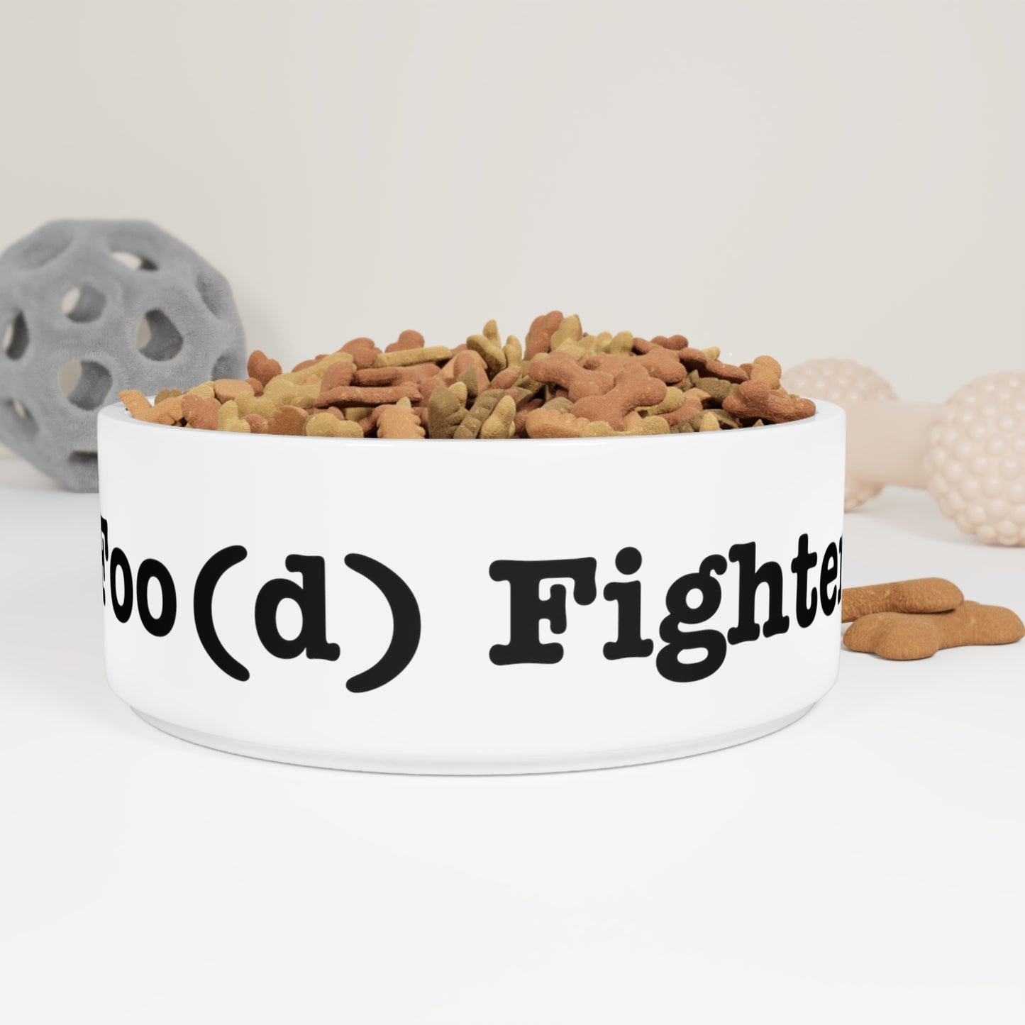 Foo fighter - pet food bowl - Pet Bowl - Dog Bowl - Cat Bowl - mommy loves me - fur baby - foo fighter gift - foo fighter fan - food fight