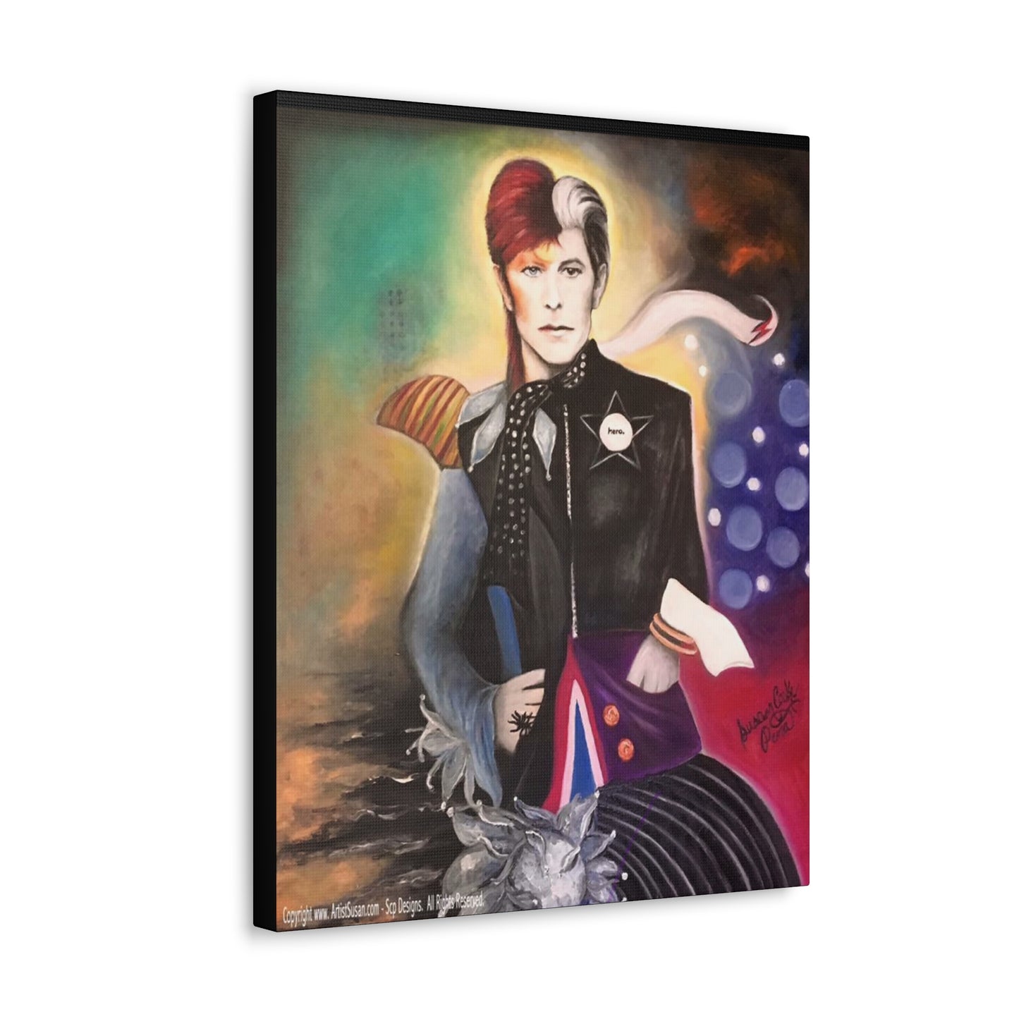 Bowie Art by SCP - Bowie wall art - David Bowie