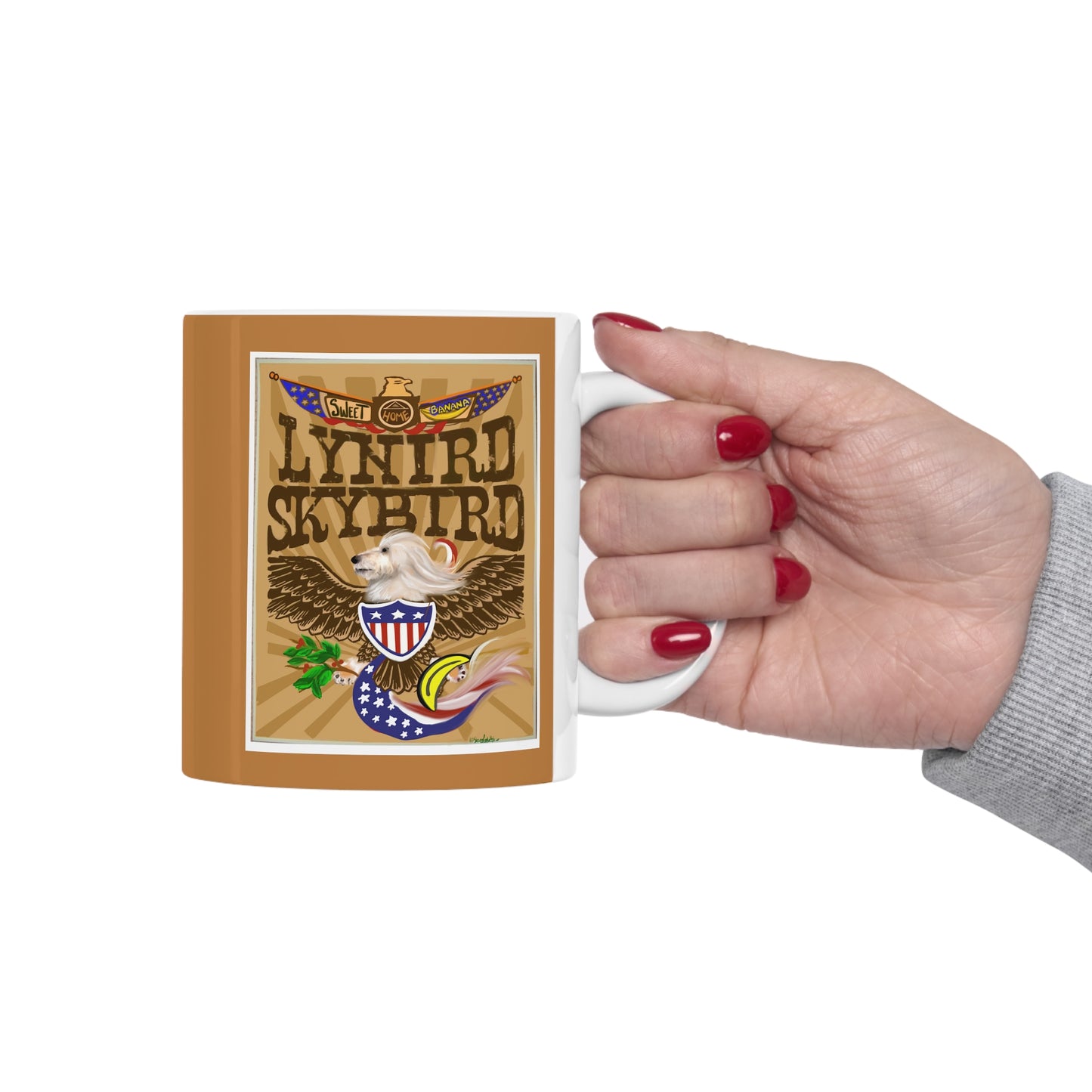Sir Brennan Lynird Skybird - inspired by - Lynyrd Skynyrd - free bird - Ceramic Coffee Mug - Lynyrd Skynyrd - Skynyrd gifts - funny mugs