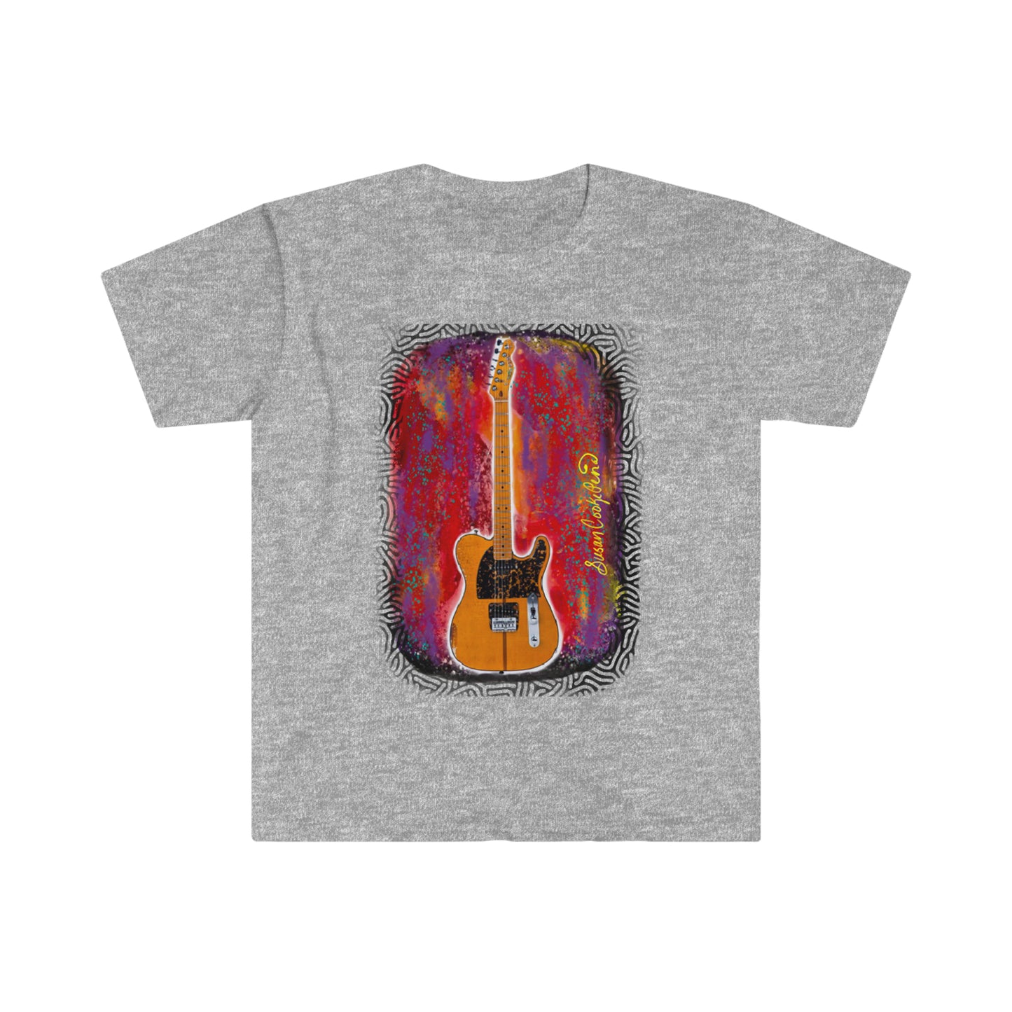 Prince - original art - Prince art - t shirt - tee - t-shirt - Prince t-shirt - Prince guitar - guitar shirt - guitar - musician shirt