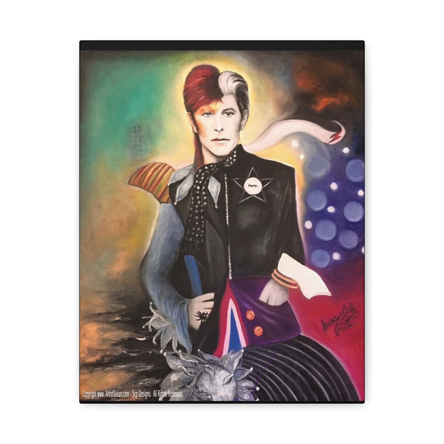 Bowie Art by SCP - Bowie wall art - David Bowie