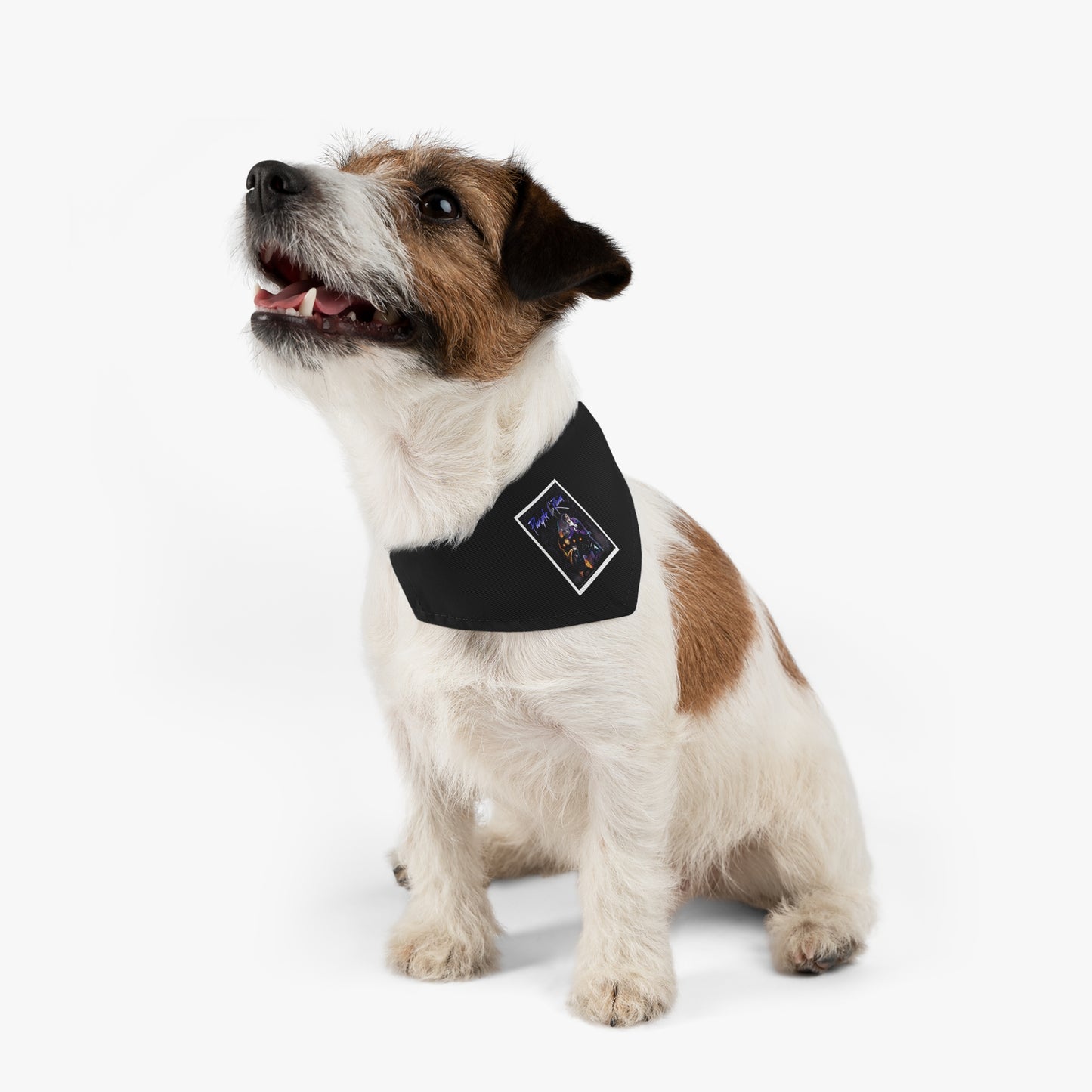 Sir Brennan series Prince-inspired Art bandana collar - original art - Dog - Cat - Bandana Collar - Dog bandanas - Cat Bandanas - Custom pet bandanas - prince - prince bandana