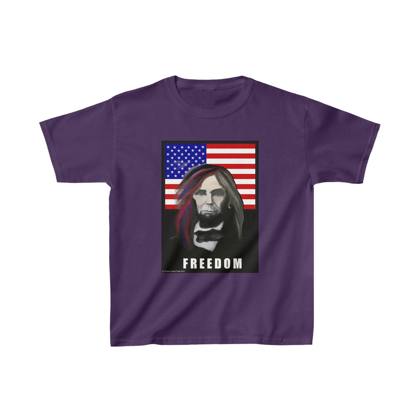Long - Haired Lincoln Kids T shirt