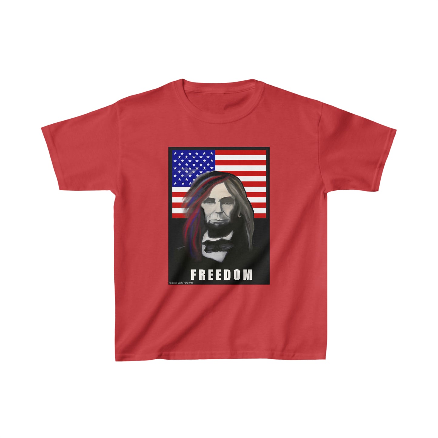 Long - Haired Lincoln Kids T shirt