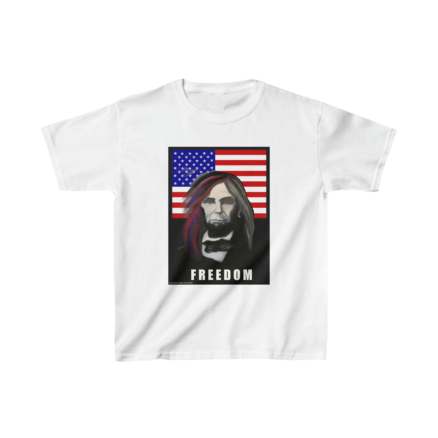 Long - Haired Lincoln Kids T shirt
