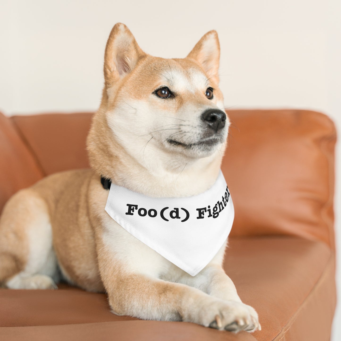Foo Fighter Inspired - Food Fighter- Foo Fighter inspired bandana - Pet - Dog - Cat - Bandana Collar - Dog bandanas - Cat Bandanas - bandanas