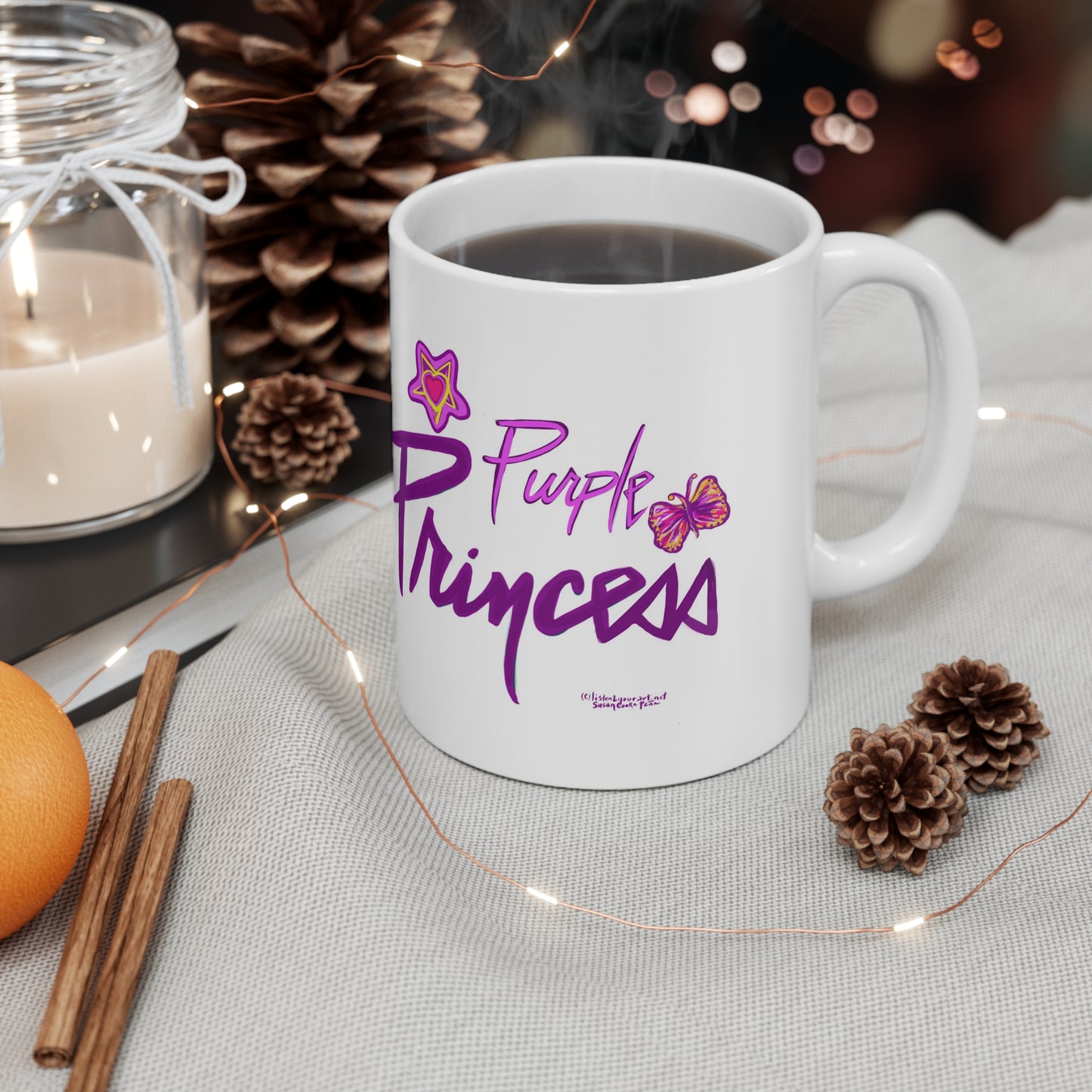 Original Art Purple Prince - coffee mug - Prince - Purple Rain - Prince mugs - Purple Rain Movie - Prince fans - Prince gifts