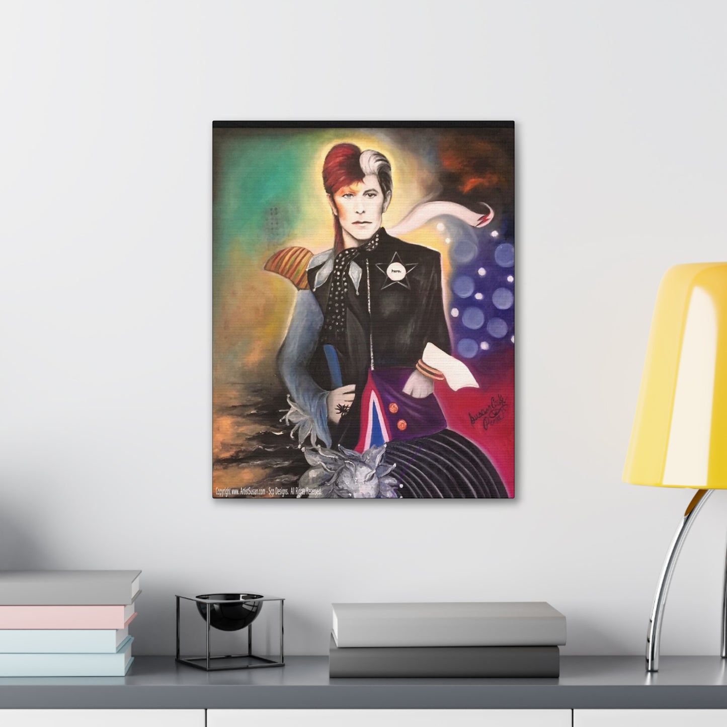Bowie Art by SCP - Bowie wall art - David Bowie