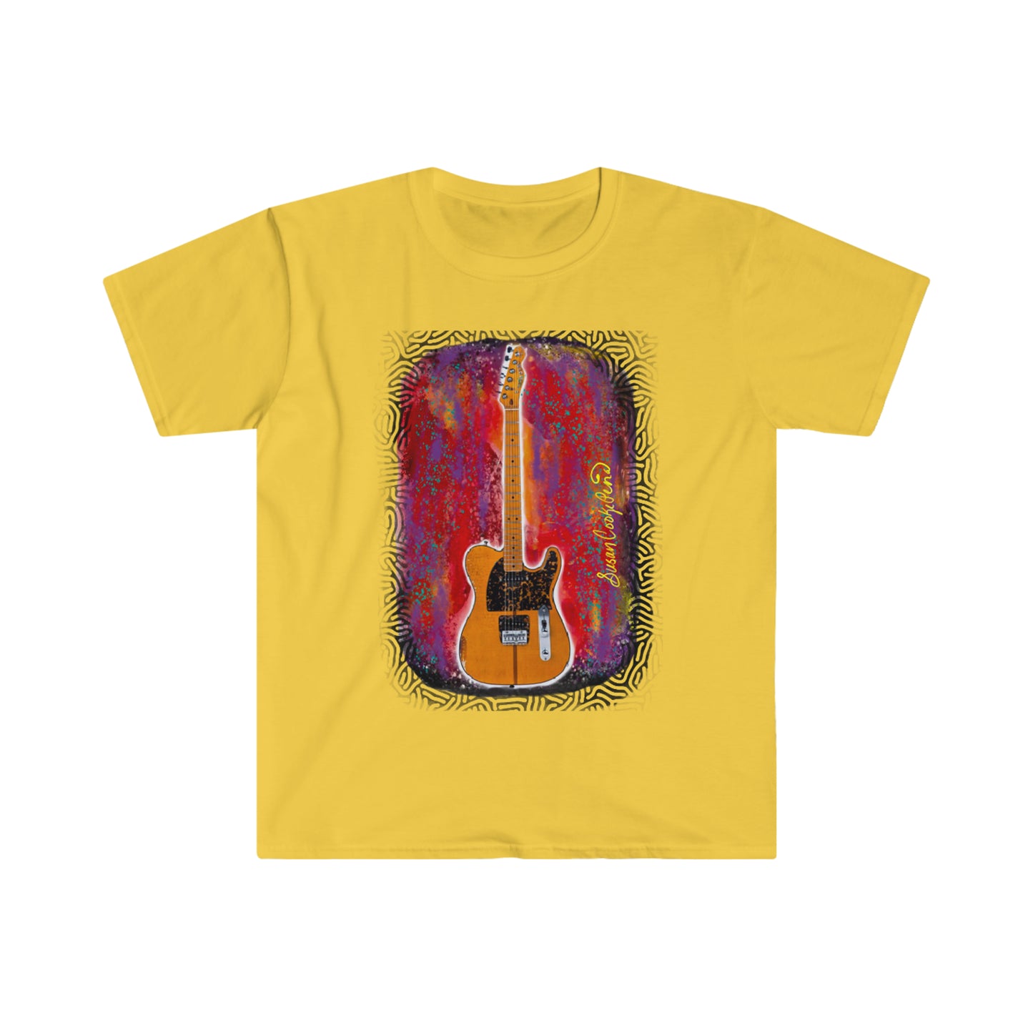 Prince - original art - Prince art - t shirt - tee - t-shirt - Prince t-shirt - Prince guitar - guitar shirt - guitar - musician shirt