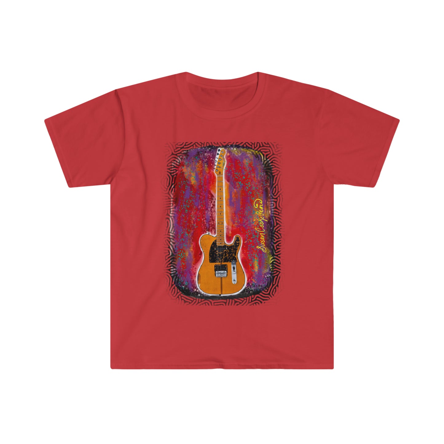 Prince - original art - Prince art - t shirt - tee - t-shirt - Prince t-shirt - Prince guitar - guitar shirt - guitar - musician shirt