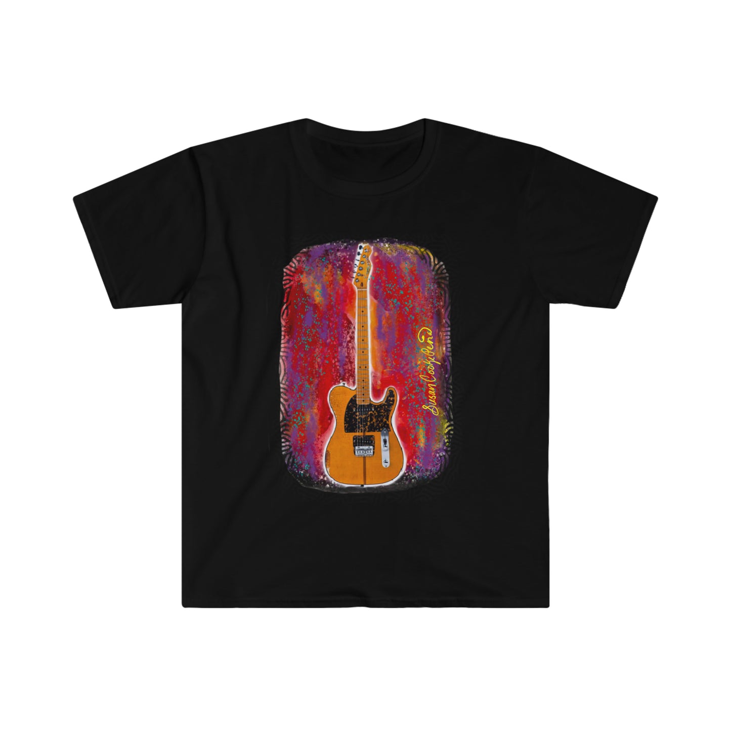 Prince - original art - Prince art - t shirt - tee - t-shirt - Prince t-shirt - Prince guitar - guitar shirt - guitar - musician shirt
