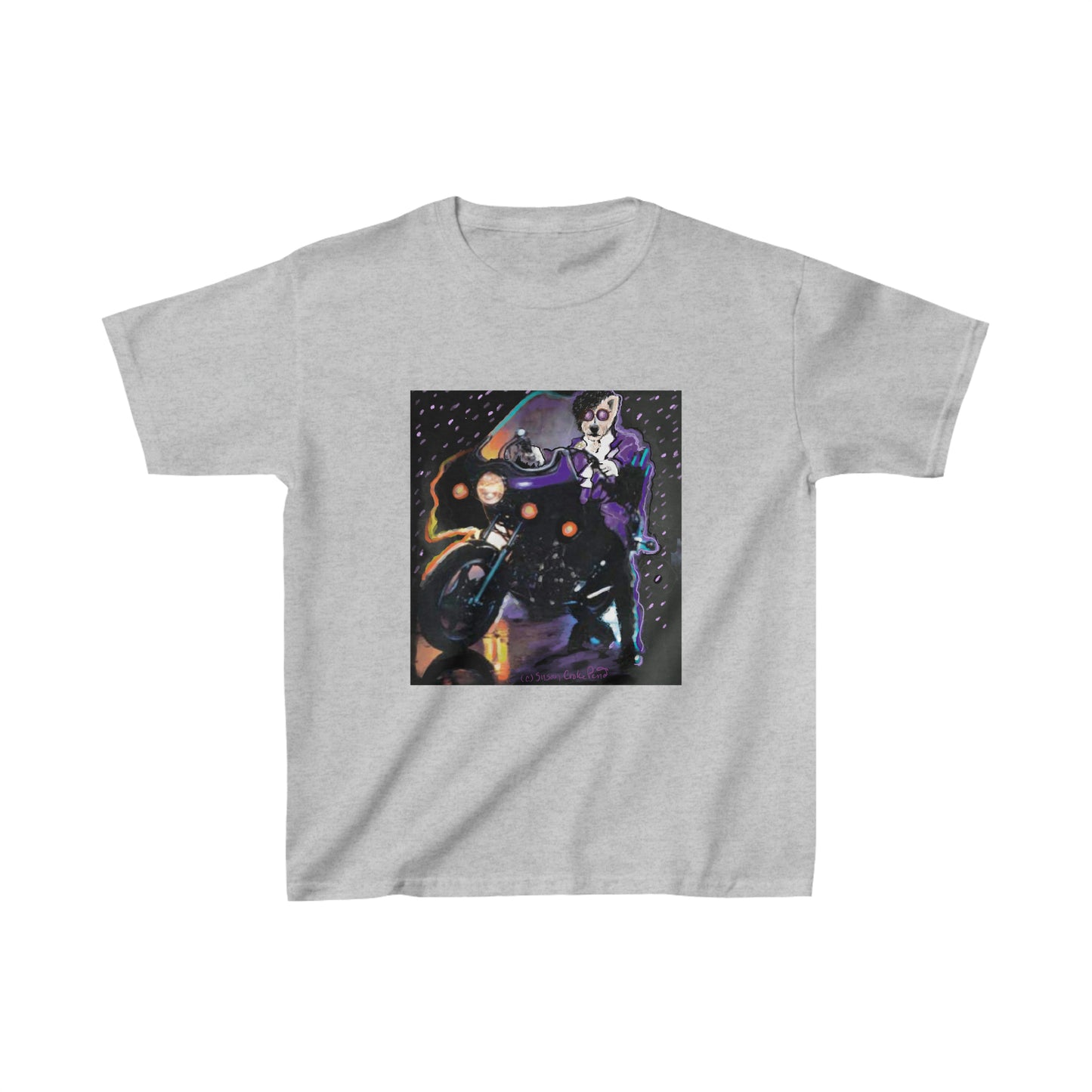 Prince - Kids t shirt - Dog - Purple Rain - Prince lyric - Prince quote - prince gift - Kids Heavy Cotton Tee - Prince art -Prince shirt