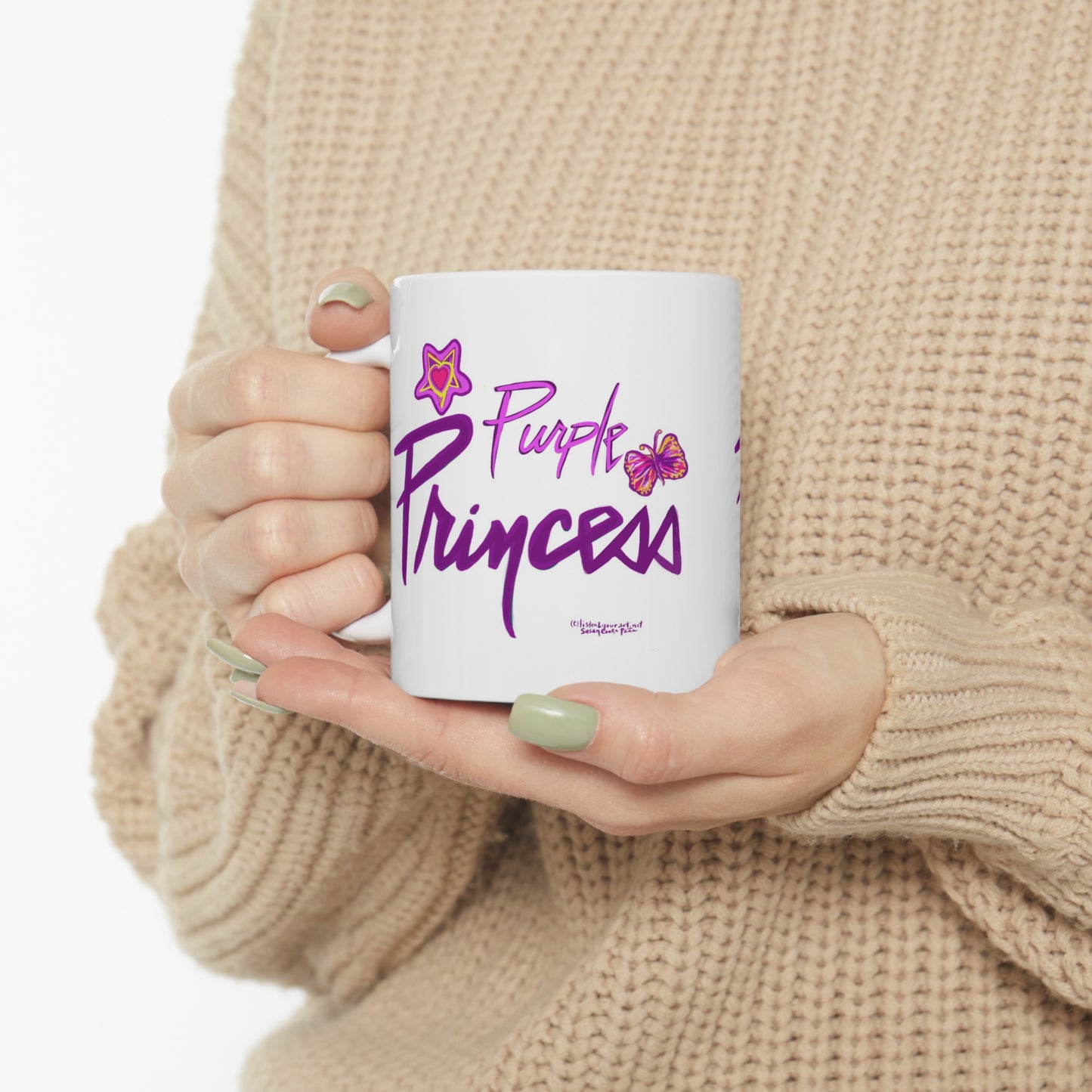 Original Art Purple Prince - coffee mug - Prince - Purple Rain - Prince mugs - Purple Rain Movie - Prince fans - Prince gifts
