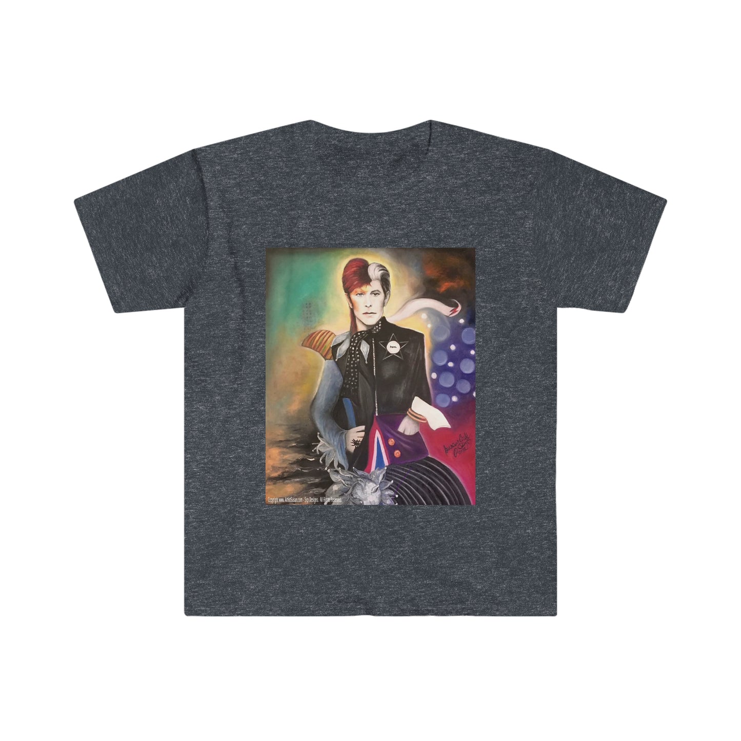 Bowie Inspired art by SCP unisex t-shirt - tshirt - tee - David Bowie