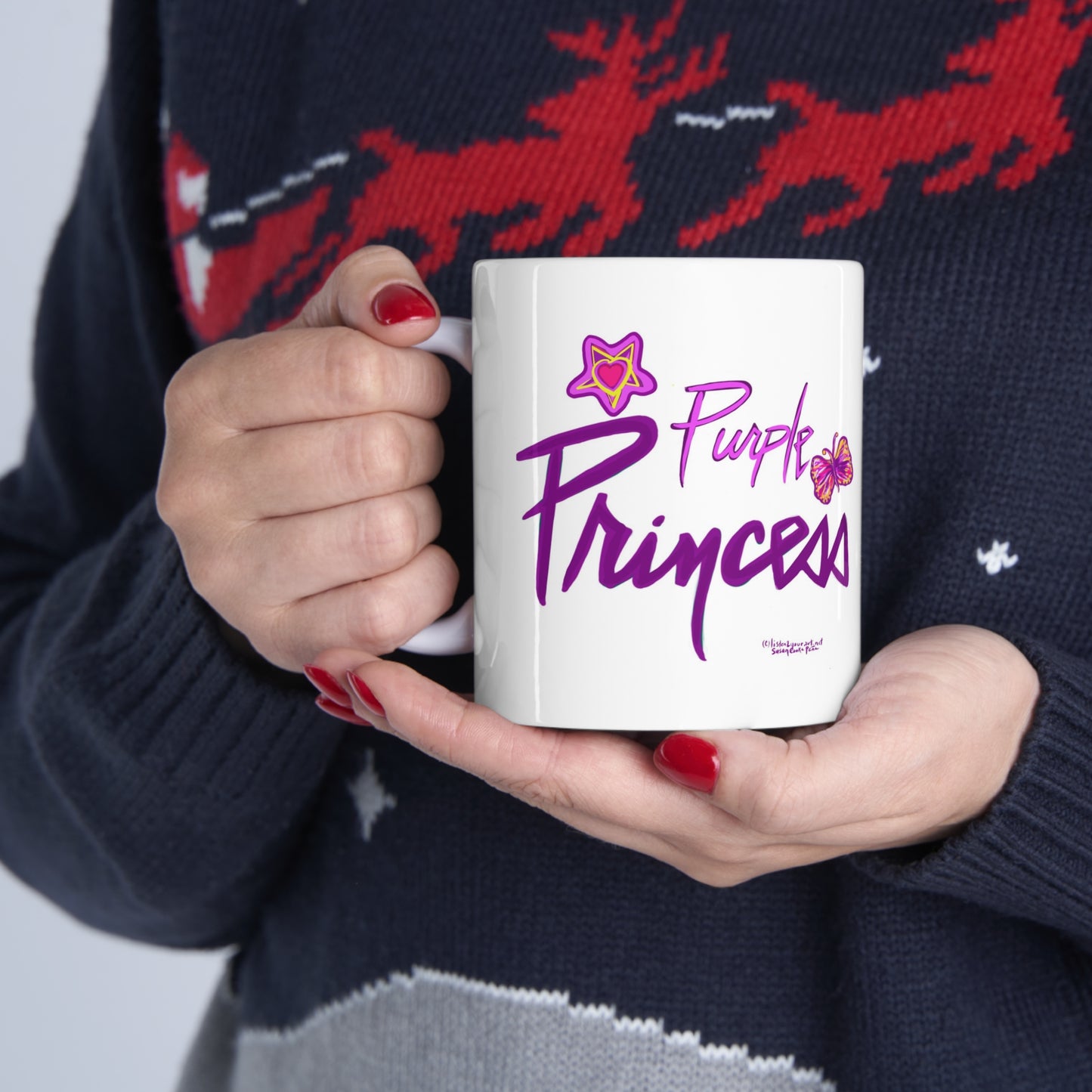 Original Art Purple Prince - coffee mug - Prince - Purple Rain - Prince mugs - Purple Rain Movie - Prince fans - Prince gifts