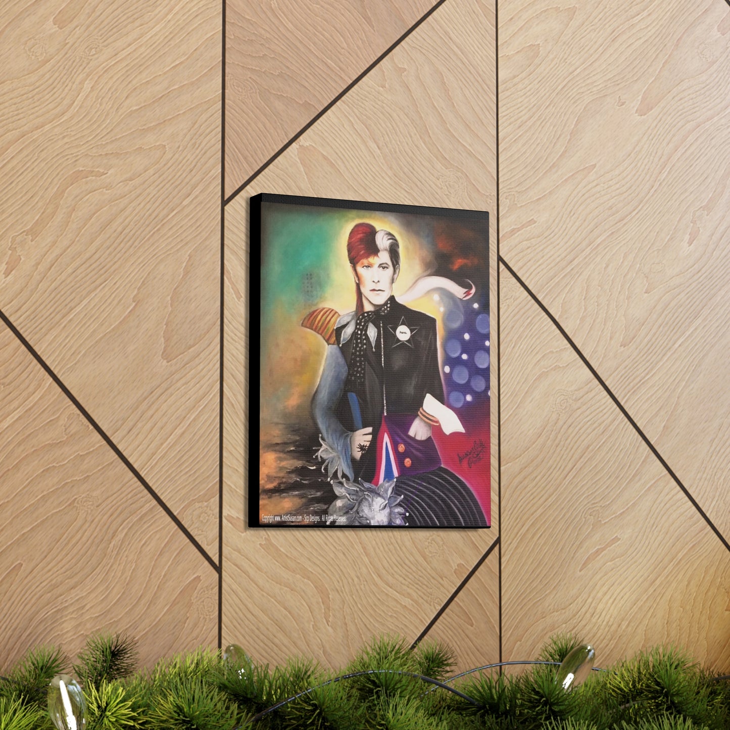 Bowie Art by SCP - Bowie wall art - David Bowie