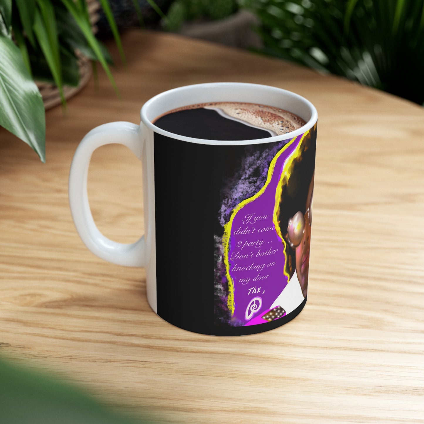 Original Art Prince-Inspired 1999 mug - prince coffee mug - Prince - Purple Rain - Prince mugs - Purple Rain - Prince quote - Prince Lyric