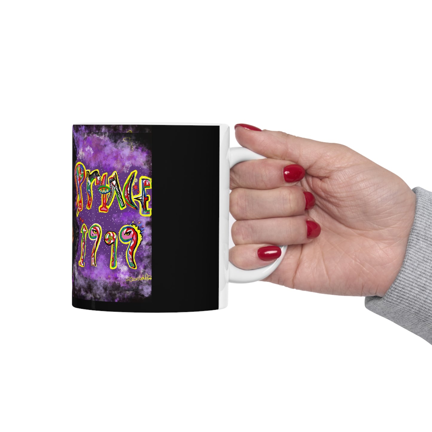 Original Art Prince-Inspired 1999 mug - prince coffee mug - Prince - Purple Rain - Prince mugs - Purple Rain - Prince quote - Prince Lyric