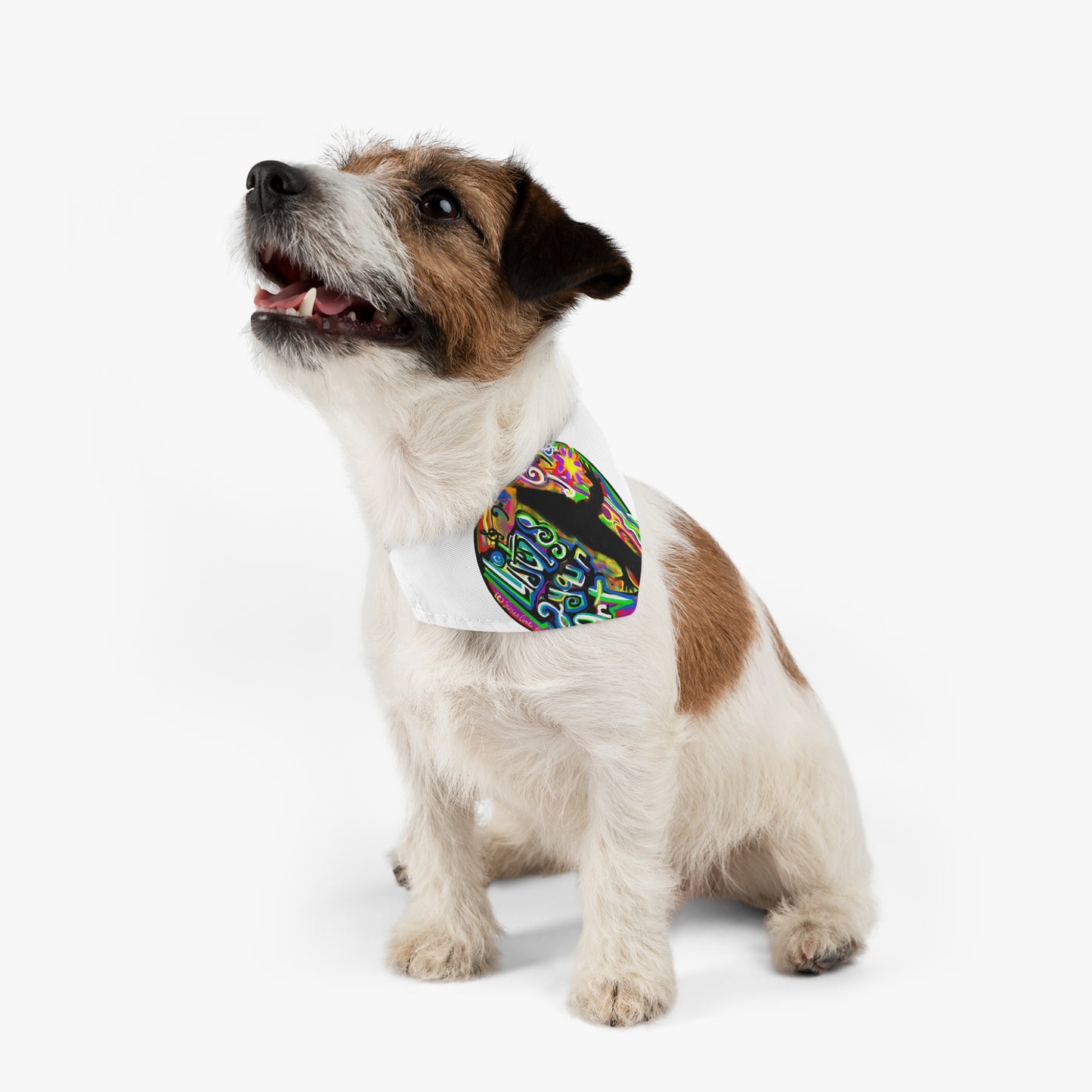 Listen 2 Your Art - Pet - Dog - Cat - Bandana Collar - Dog bandanas - Cat Bandanas - bandanas - unique bandanas - artist gift - art of dog