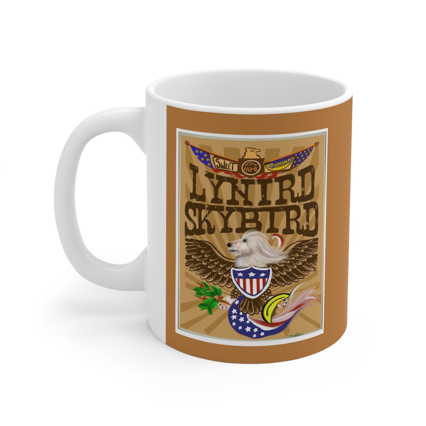 Sir Brennan Lynird Skybird - inspired by - Lynyrd Skynyrd - free bird - Ceramic Coffee Mug - Lynyrd Skynyrd - Skynyrd gifts - funny mugs