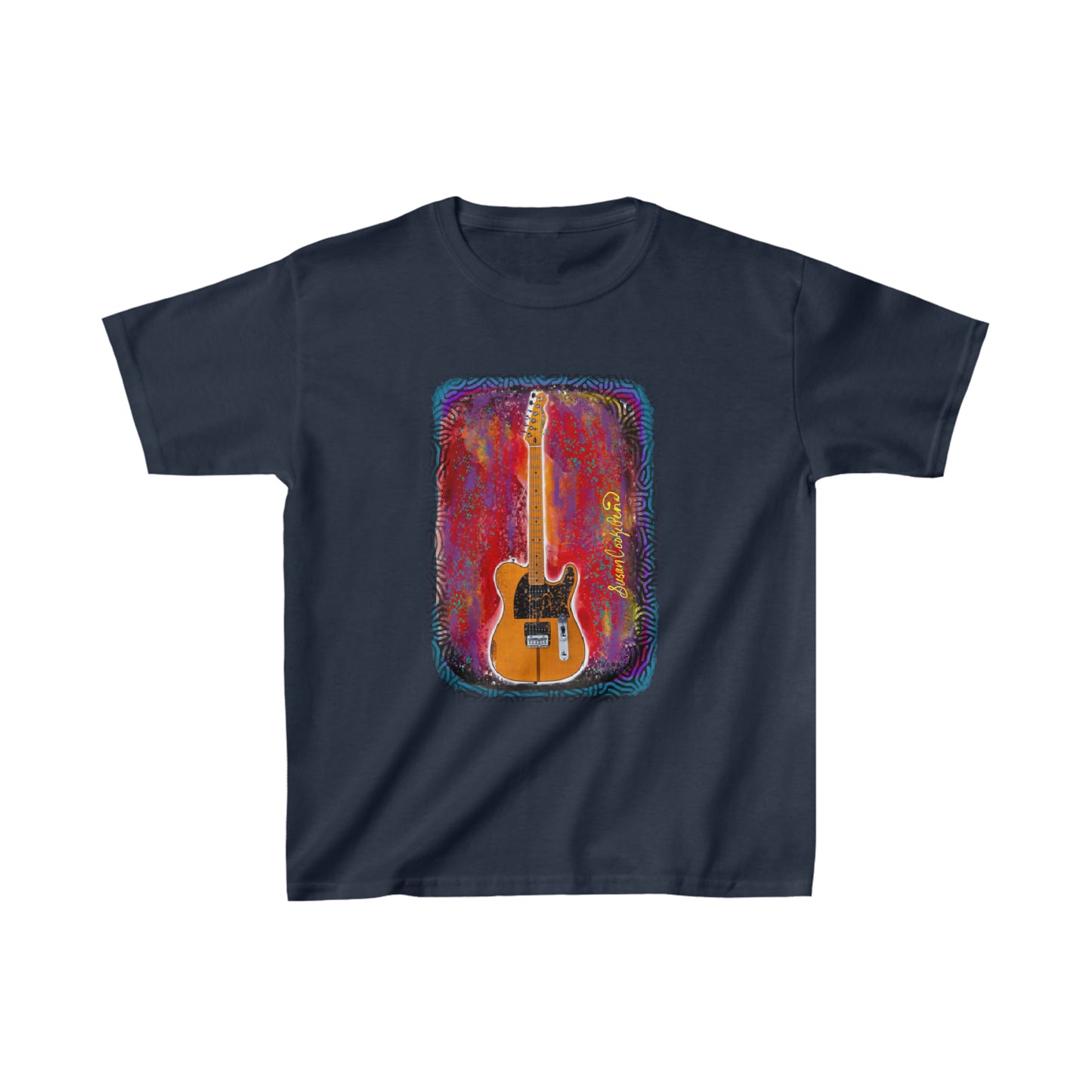 Prince guitar - Kids t shirt - guitar -guitar shirt - kids guitar - prince gift - Kids Heavy Cotton Tee - Prince art -Prince shirt