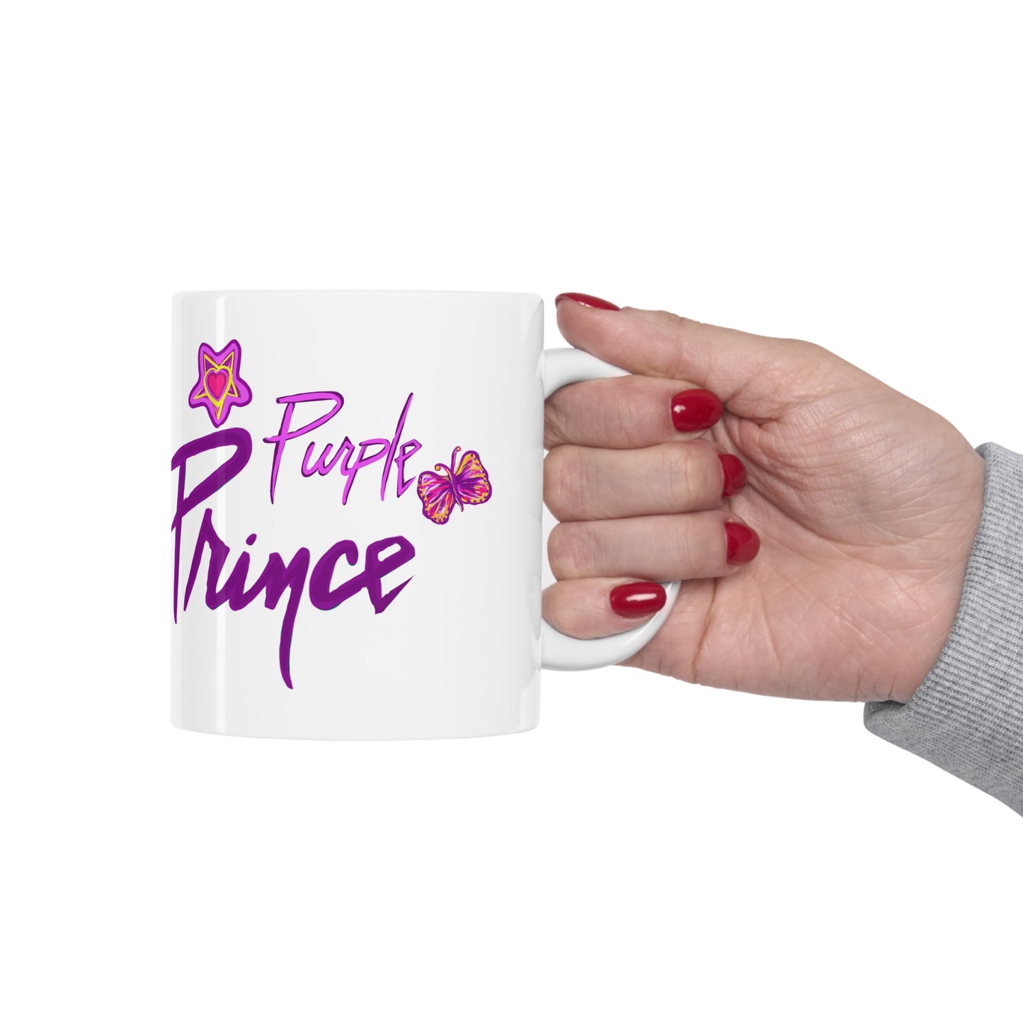 Purple Prince - coffee mug - Prince - Purple Rain - Prince mugs - Purple Rain Movie - Prince fans - Prince gifts