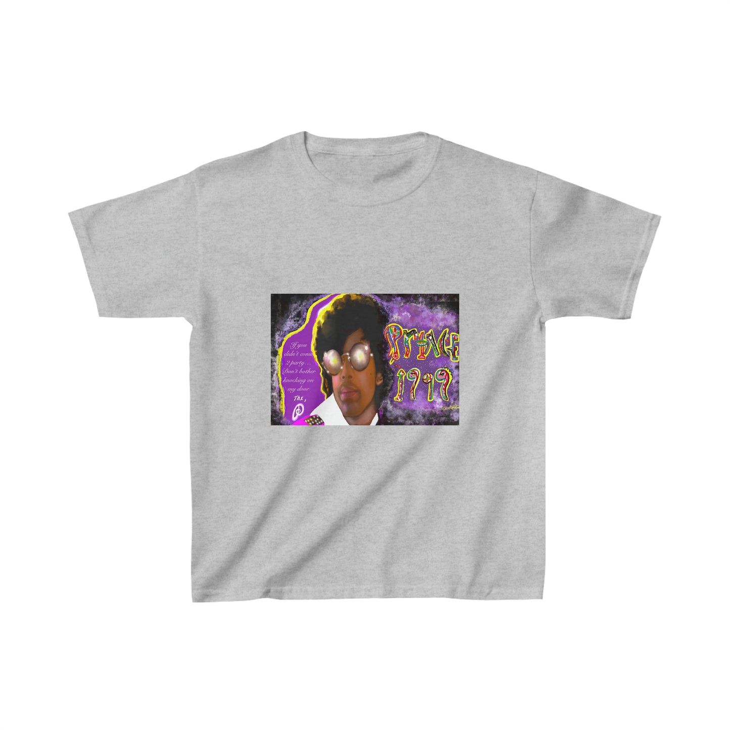 Prince - Kids t shirt - 1999 - Prince lyric - Prince quote - prince gift - Kids Heavy Cotton Tee - Prince art -Prince shirt