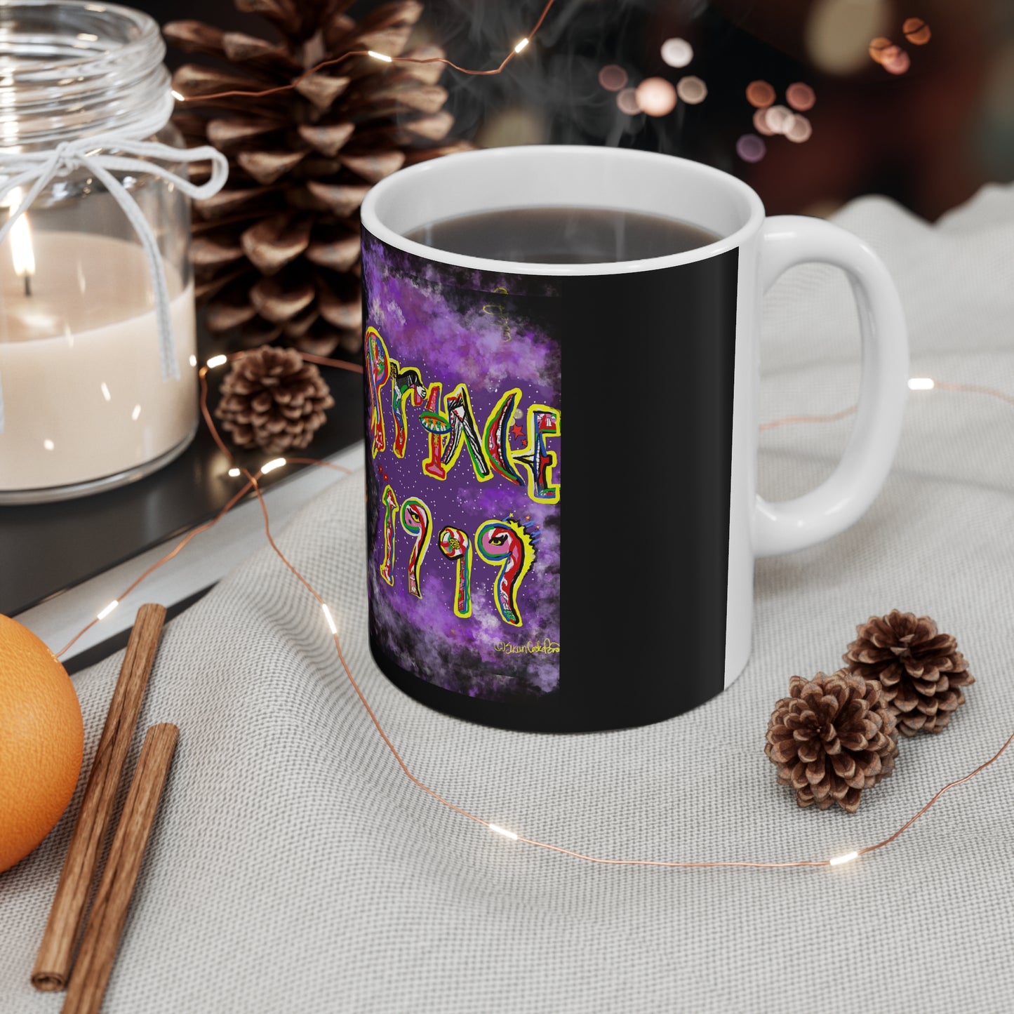 Original Art Prince-Inspired 1999 mug - prince coffee mug - Prince - Purple Rain - Prince mugs - Purple Rain - Prince quote - Prince Lyric