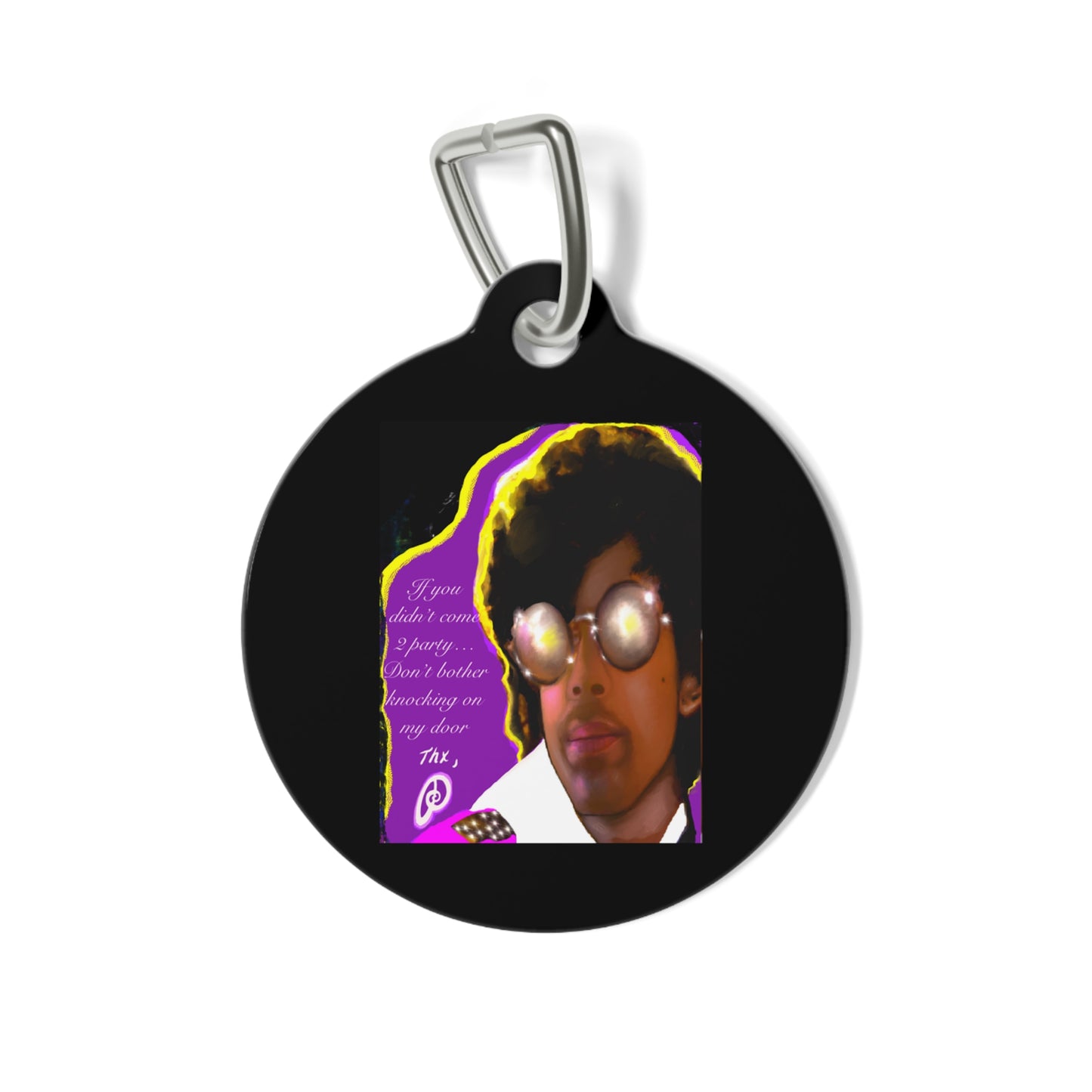 Prince-inspired Metal - Pet Tag - Pet charm - Pet gift - dog charm - cat charm - cat tag - dog jewelry - cat jewelry - prince - prince jewelry - prince pet