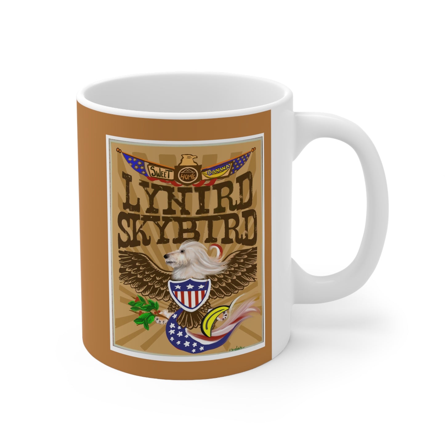 Sir Brennan Lynird Skybird - inspired by - Lynyrd Skynyrd - free bird - Ceramic Coffee Mug - Lynyrd Skynyrd - Skynyrd gifts - funny mugs