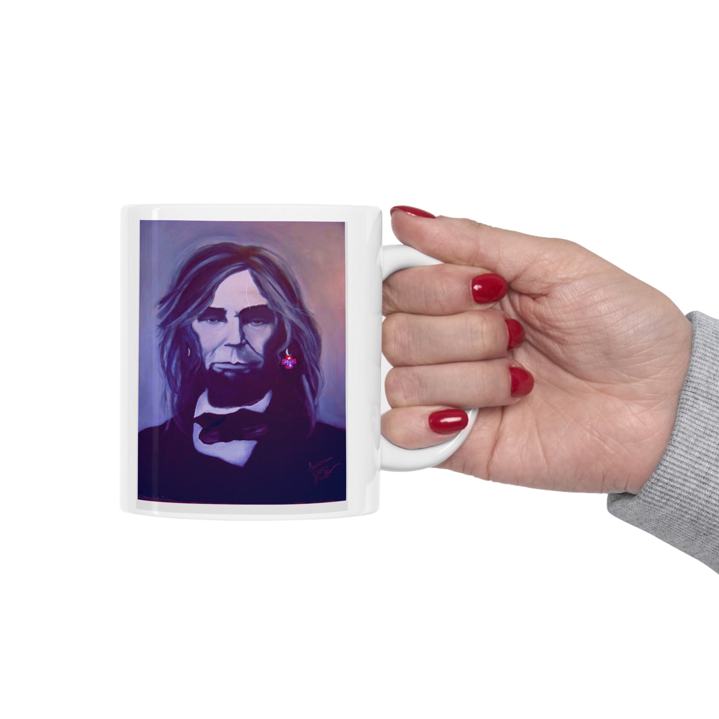 Lincoln - president - coffee mug - lincoln coffee mug - coffee mugs - freedom coffee mug