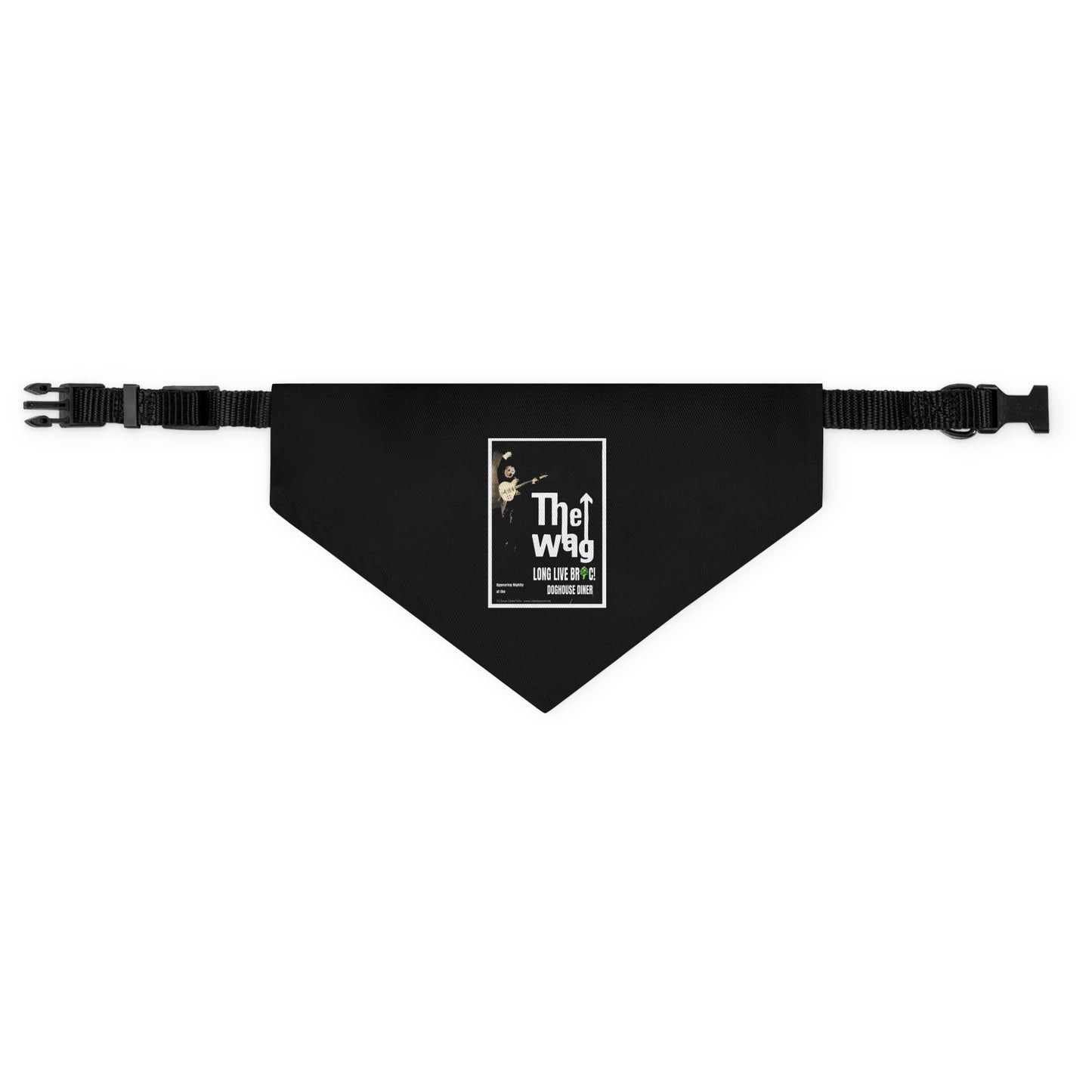 Sir Brennan Who Inspired bandana - Rock and roll Pet - Dog - Cat - The Who - Bandana Collar - Dog bandanas - Cat Bandanas - Custom bandanas - Daltrey - Townsend