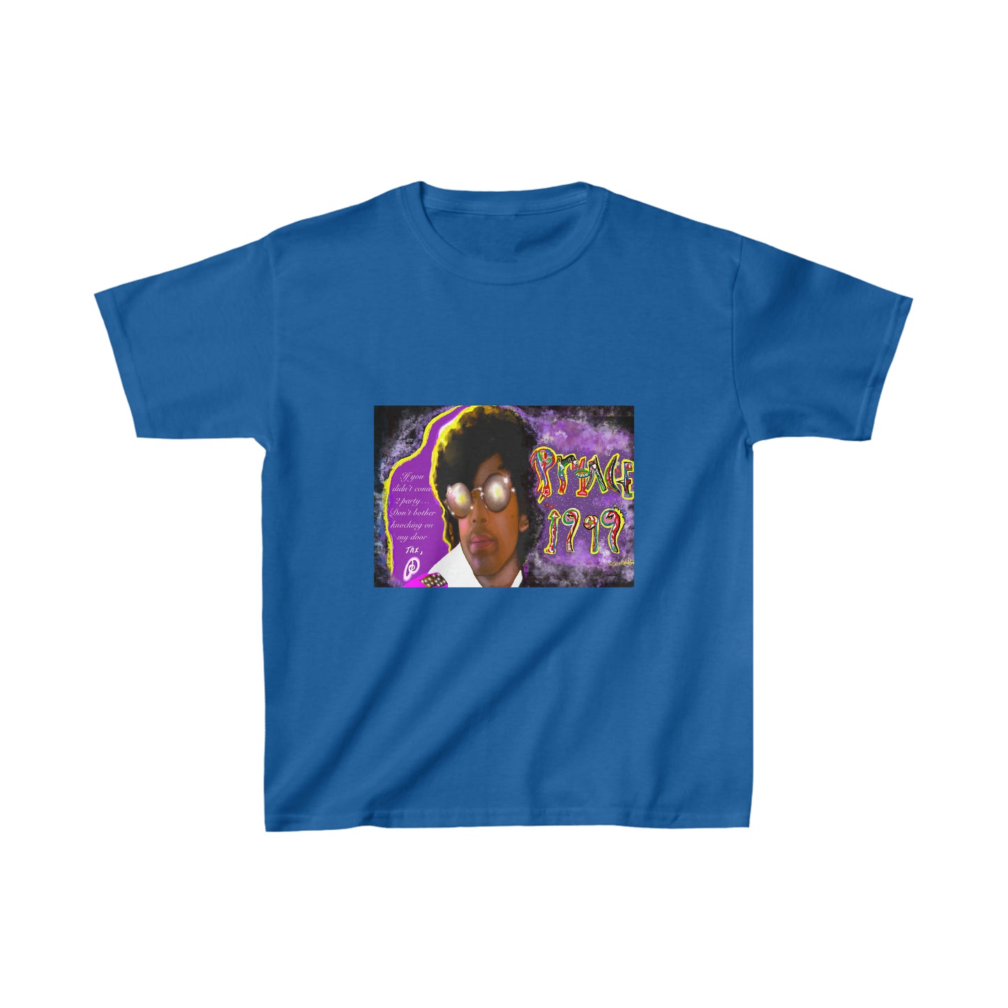 Prince - Kids t shirt - 1999 - Prince lyric - Prince quote - prince gift - Kids Heavy Cotton Tee - Prince art -Prince shirt
