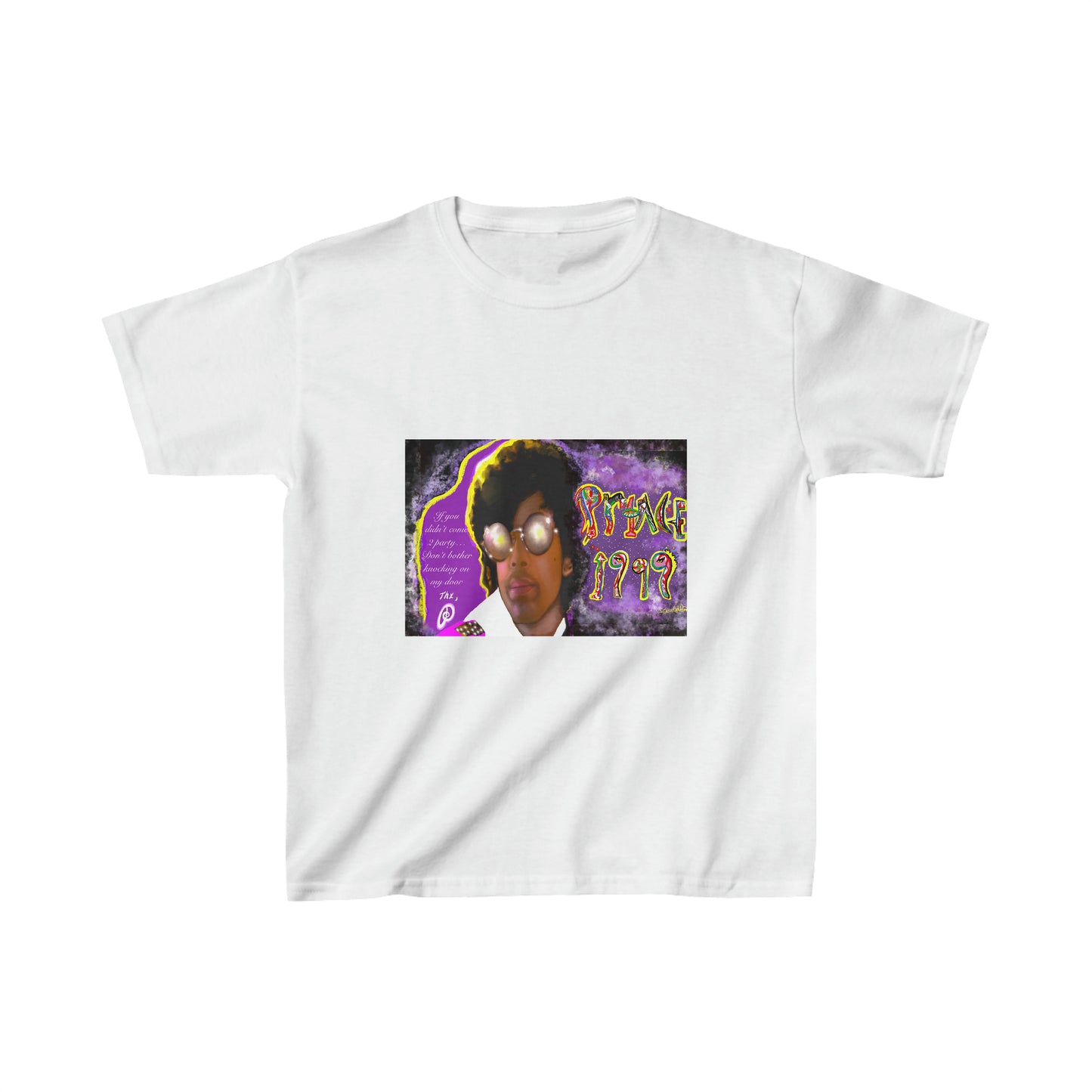Prince - Kids t shirt - 1999 - Prince lyric - Prince quote - prince gift - Kids Heavy Cotton Tee - Prince art -Prince shirt
