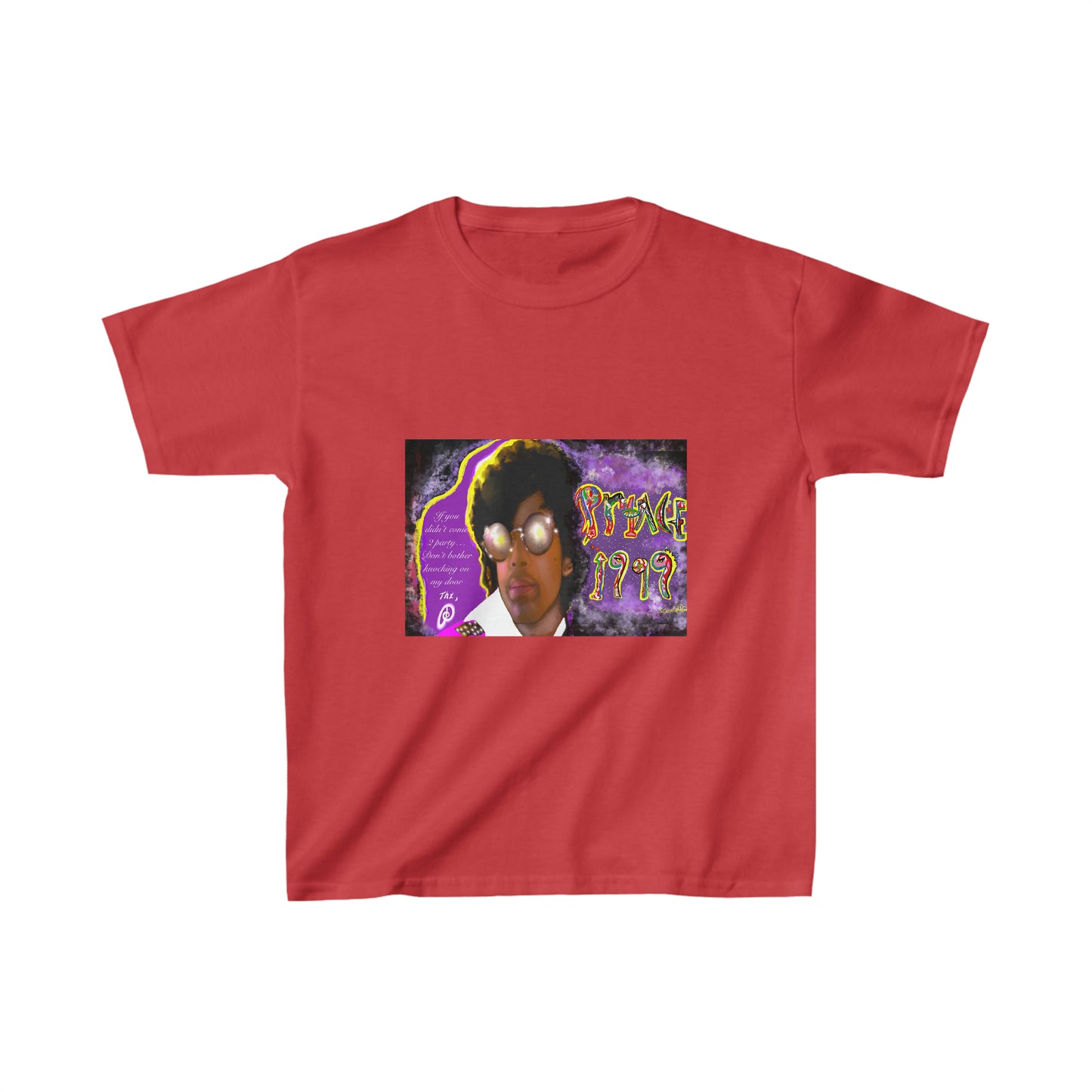 Prince - Kids t shirt - 1999 - Prince lyric - Prince quote - prince gift - Kids Heavy Cotton Tee - Prince art -Prince shirt