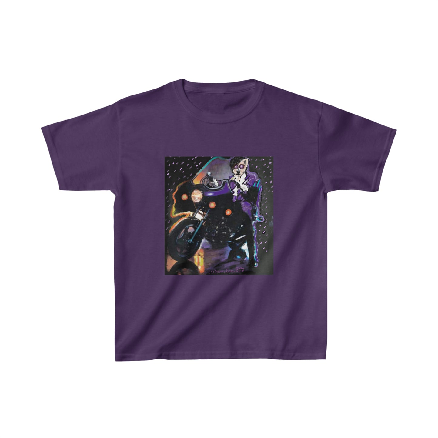 Prince - Kids t shirt - Dog - Purple Rain - Prince lyric - Prince quote - prince gift - Kids Heavy Cotton Tee - Prince art -Prince shirt