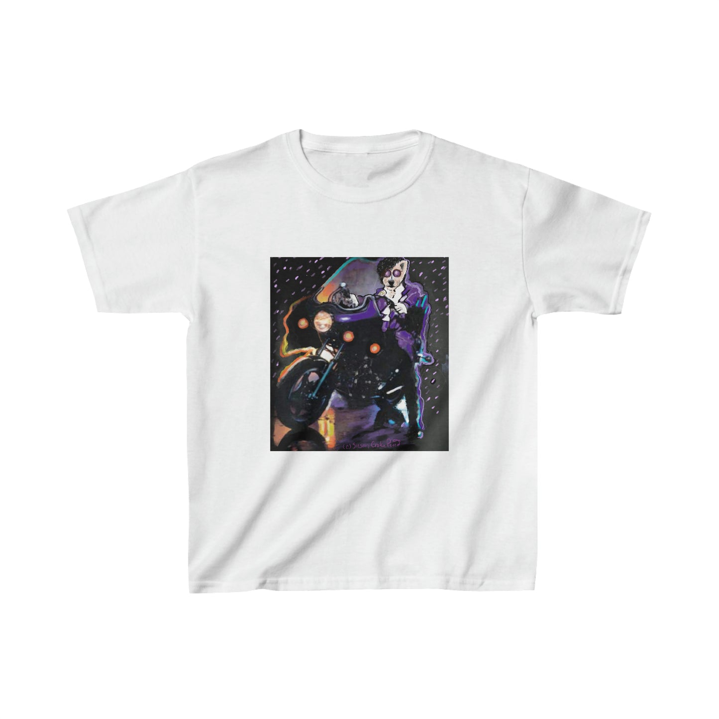 Prince - Kids t shirt - Dog - Purple Rain - Prince lyric - Prince quote - prince gift - Kids Heavy Cotton Tee - Prince art -Prince shirt